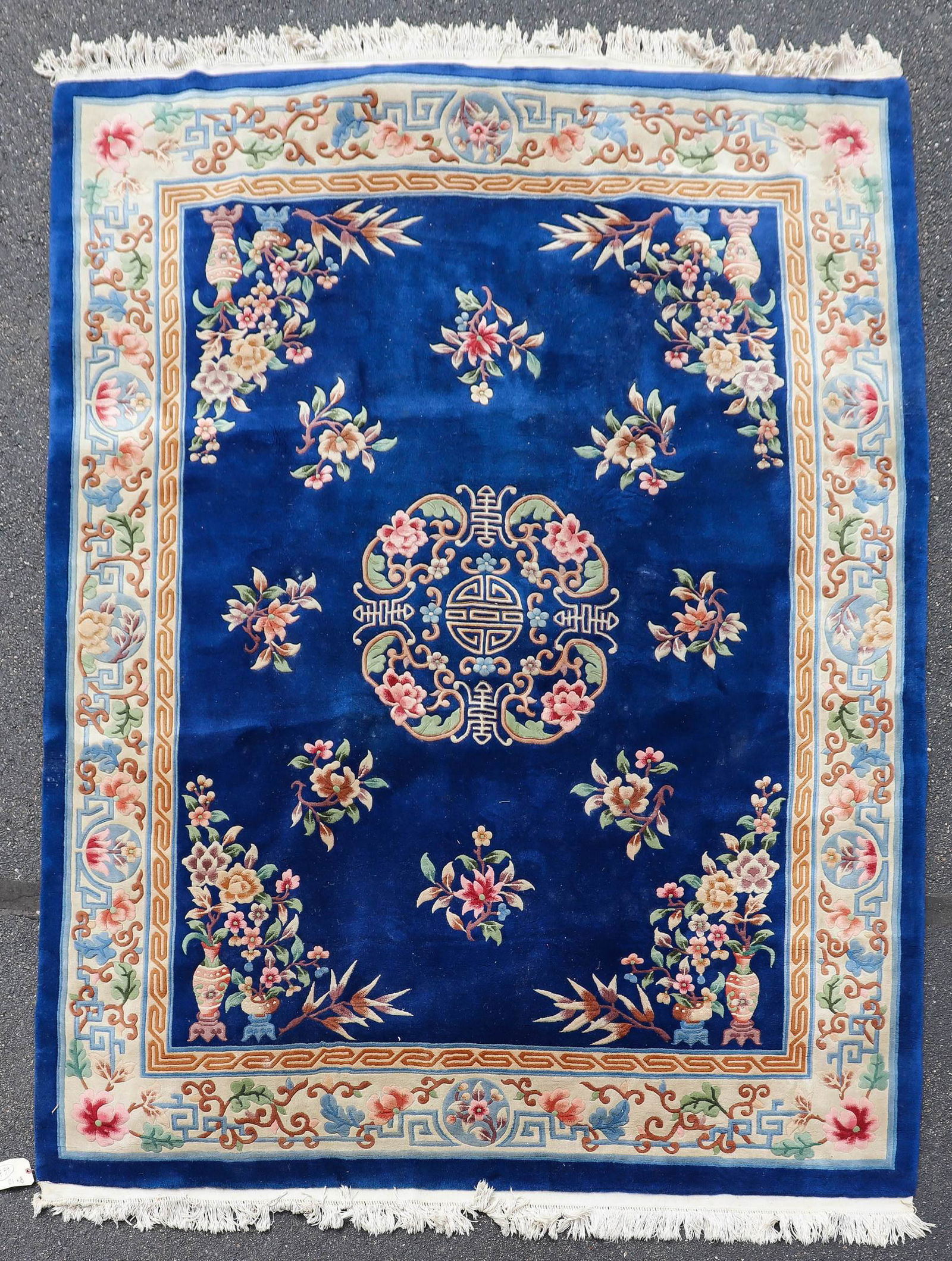 8' X 10' 90-Line Chinese Sculpted Rug (1 of 9)