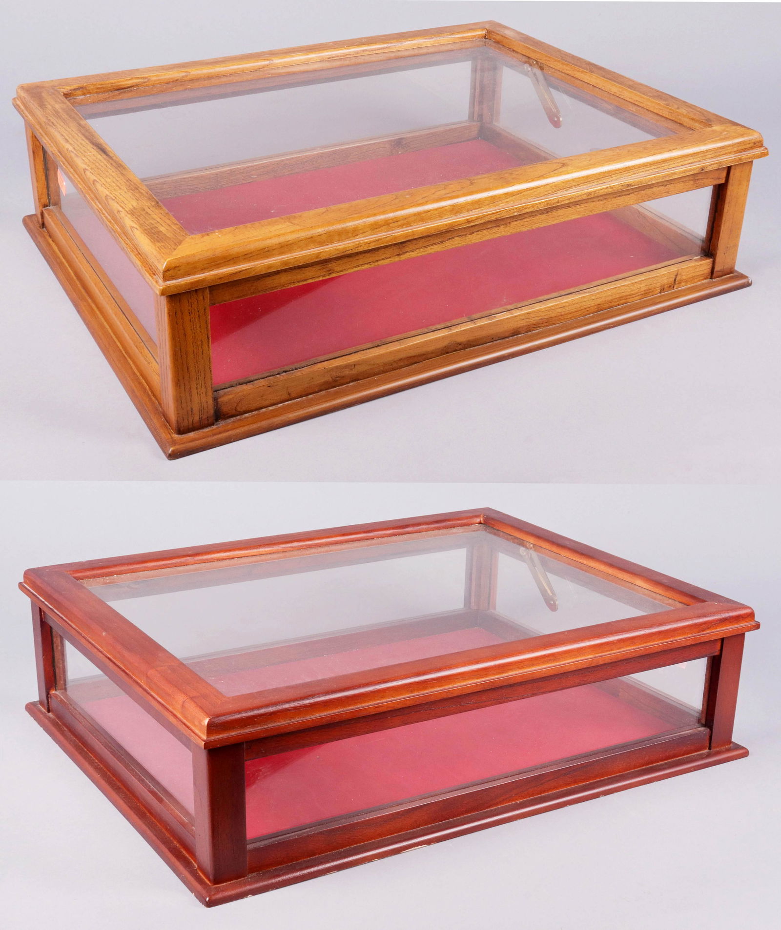 (2) Tabletop Display Cases (1 of 3)