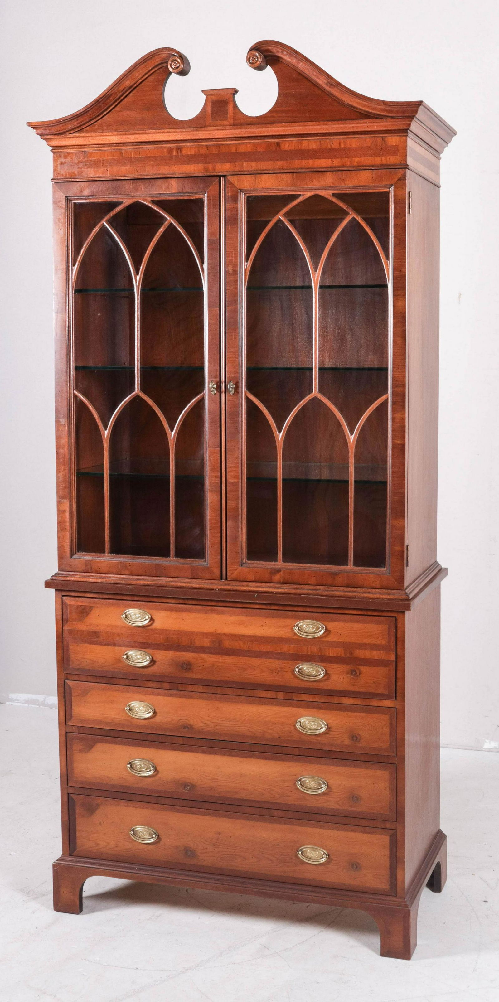 Hickory Mahogany butler's desk (1 of 3)