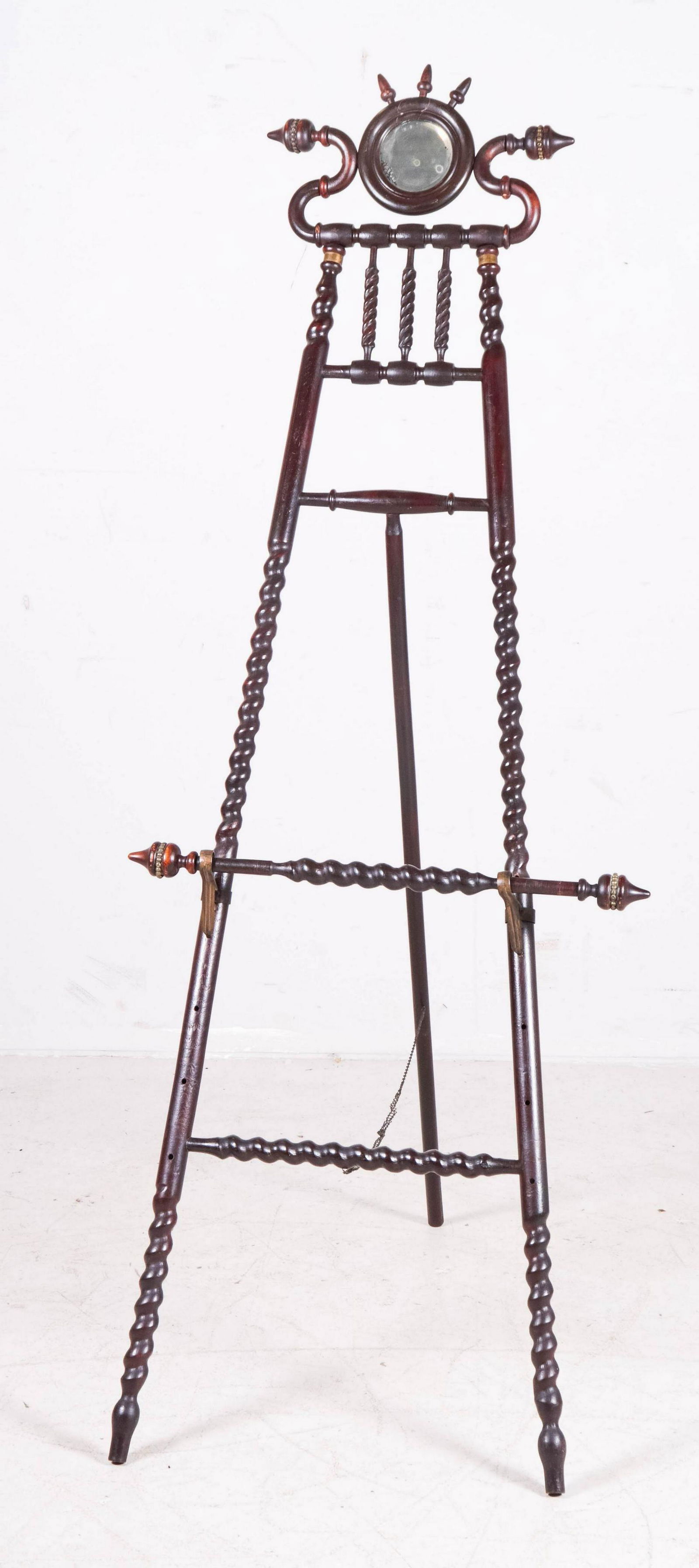 Victorian Mahogany art easel (1 of 1)