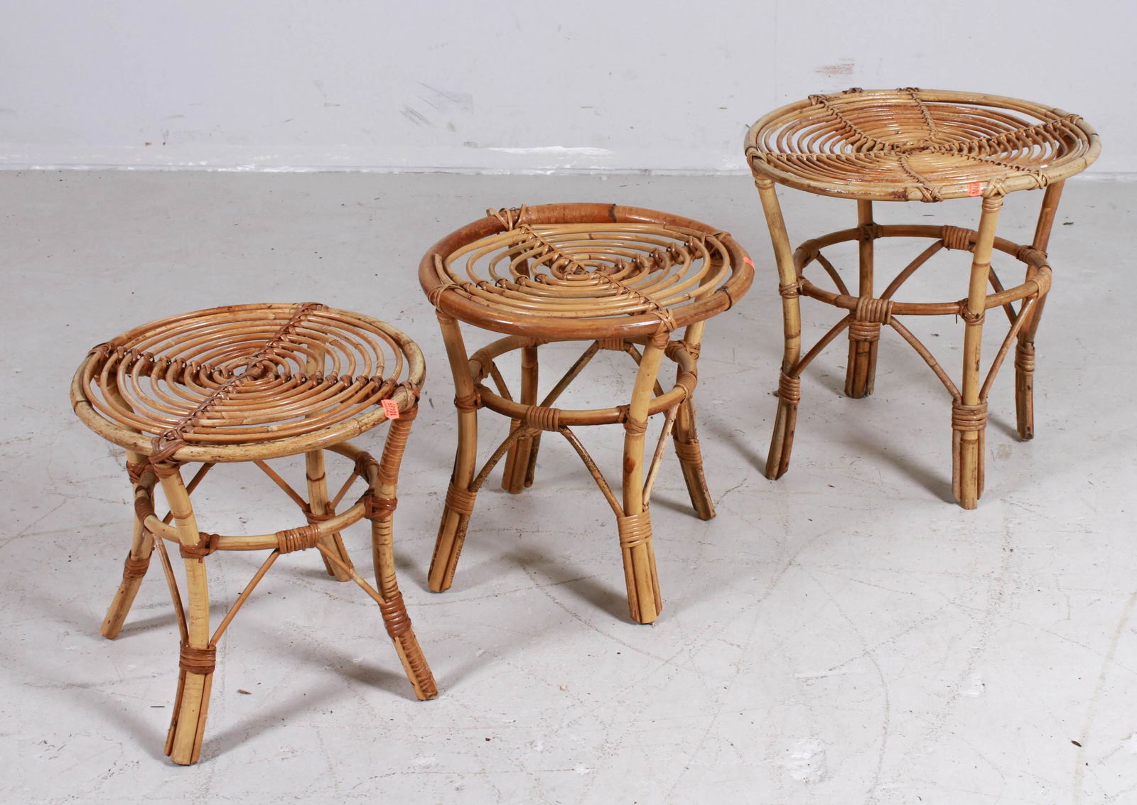 (3) Bamboo side tables (1 of 1)