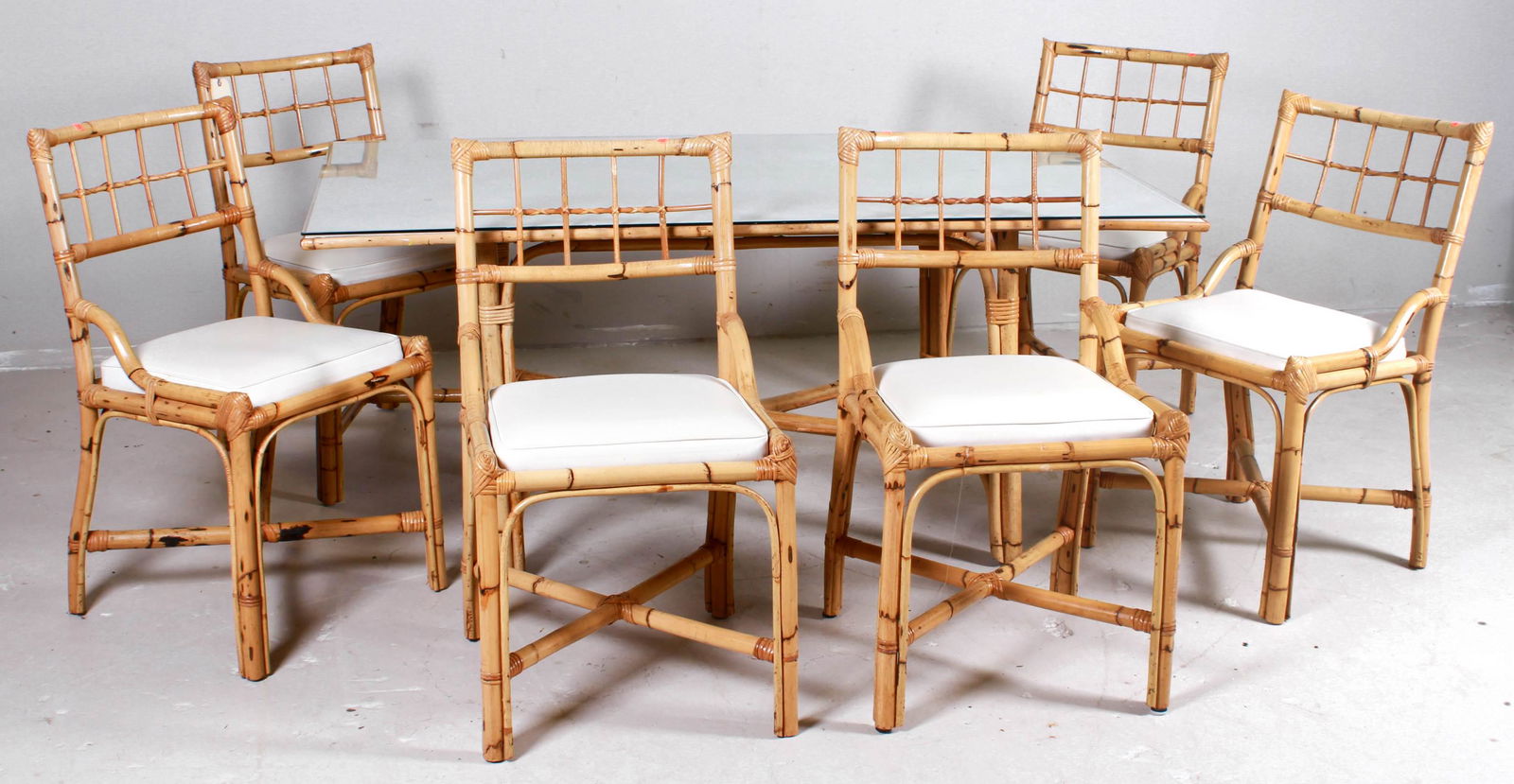 (7) pc Bamboo Dining Room Set (1 of 3)