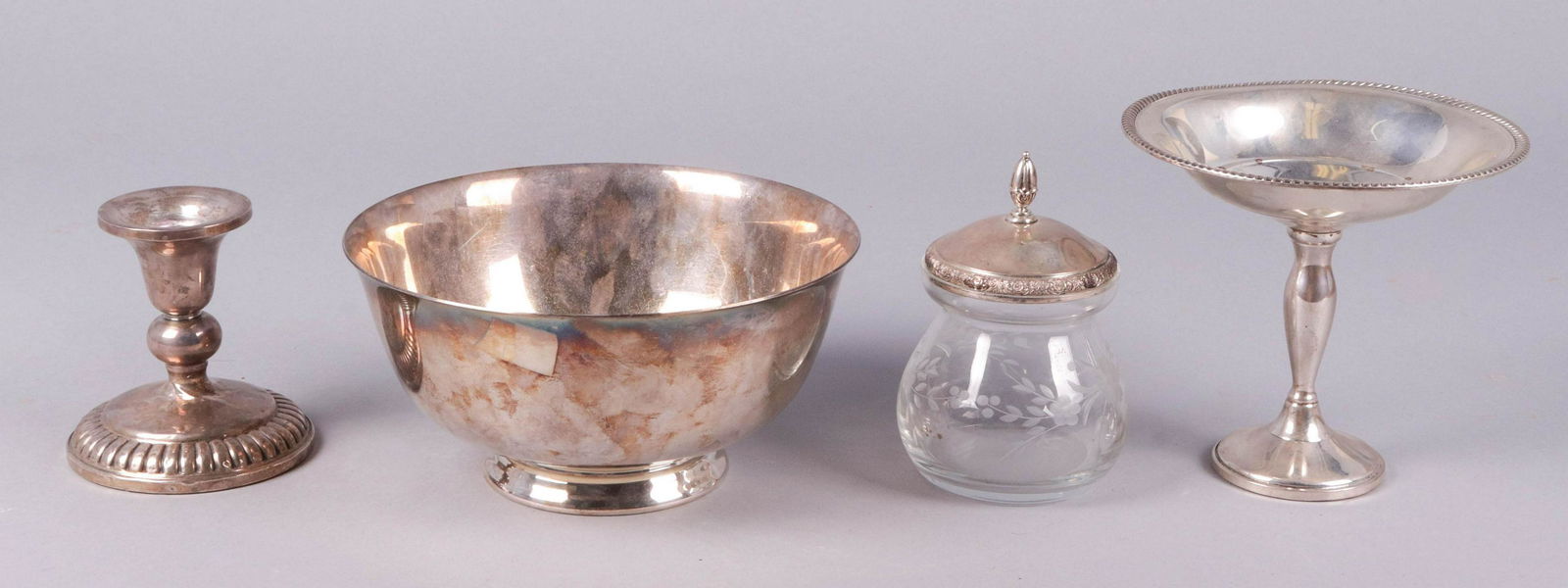 (4) Sterling and Silverplate Grouping (1 of 1)