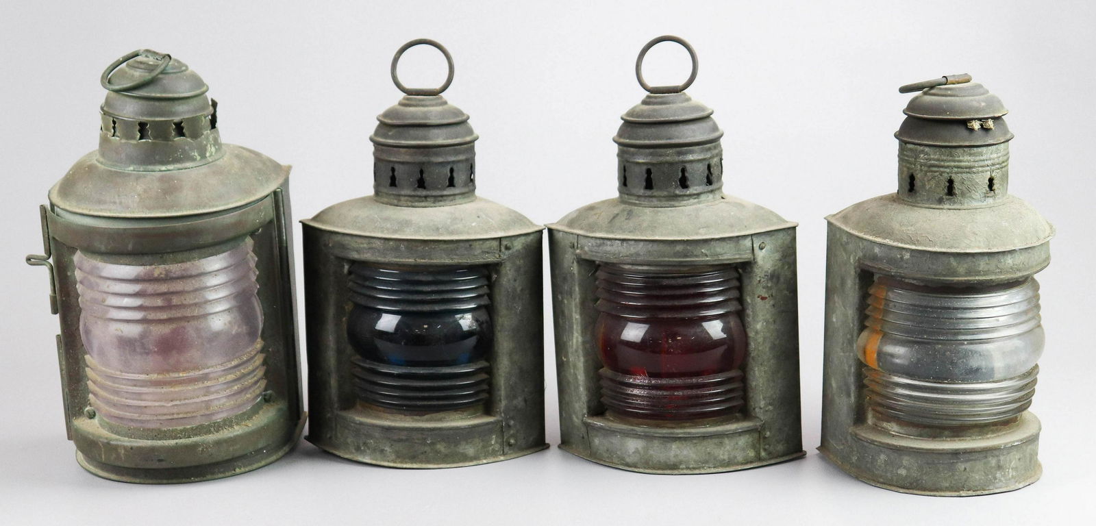 (4) Tin Nautical Lanterns (1 of 1)