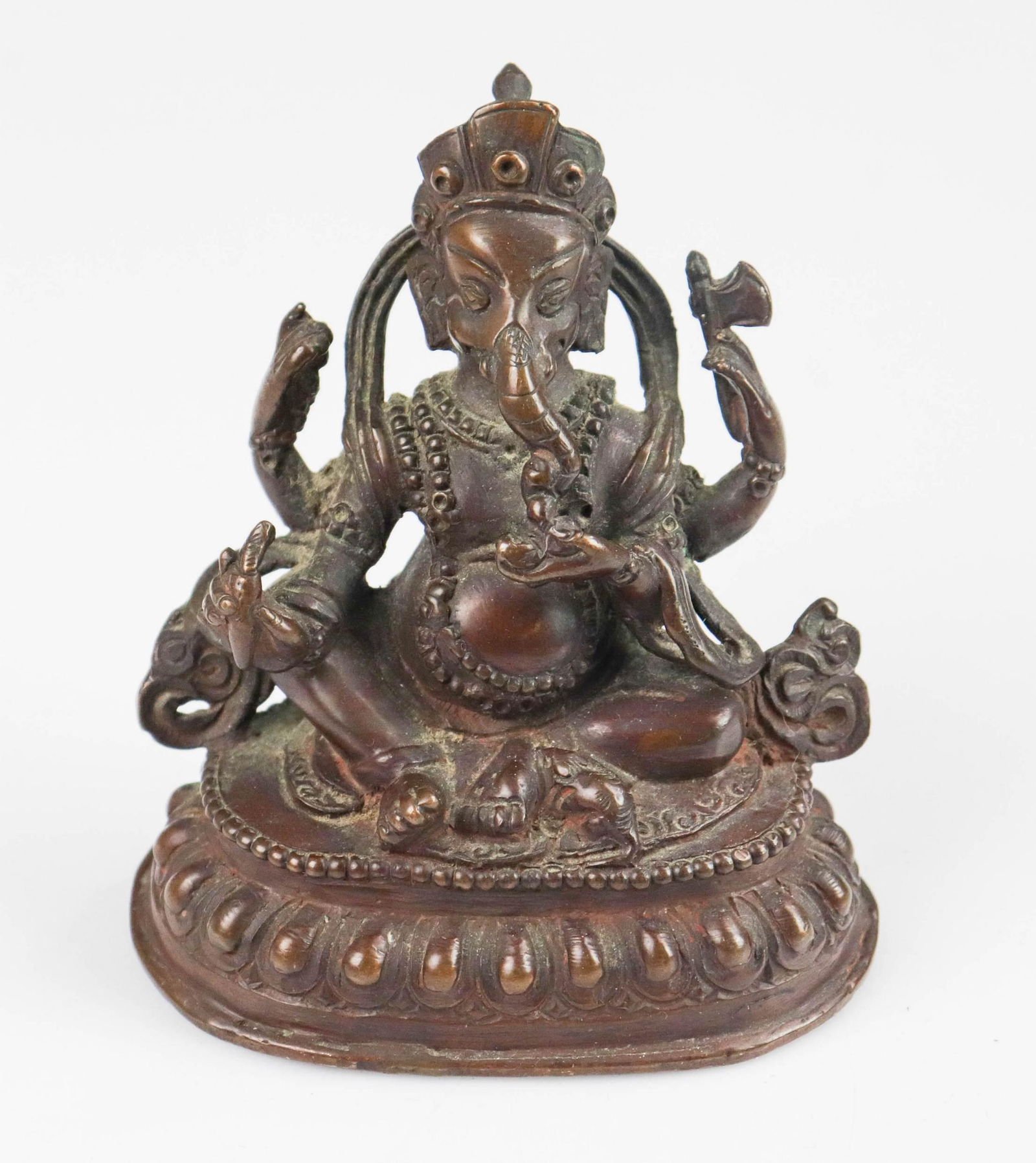 Tibetan Bronze Ganesh Figure (1 of 3)
