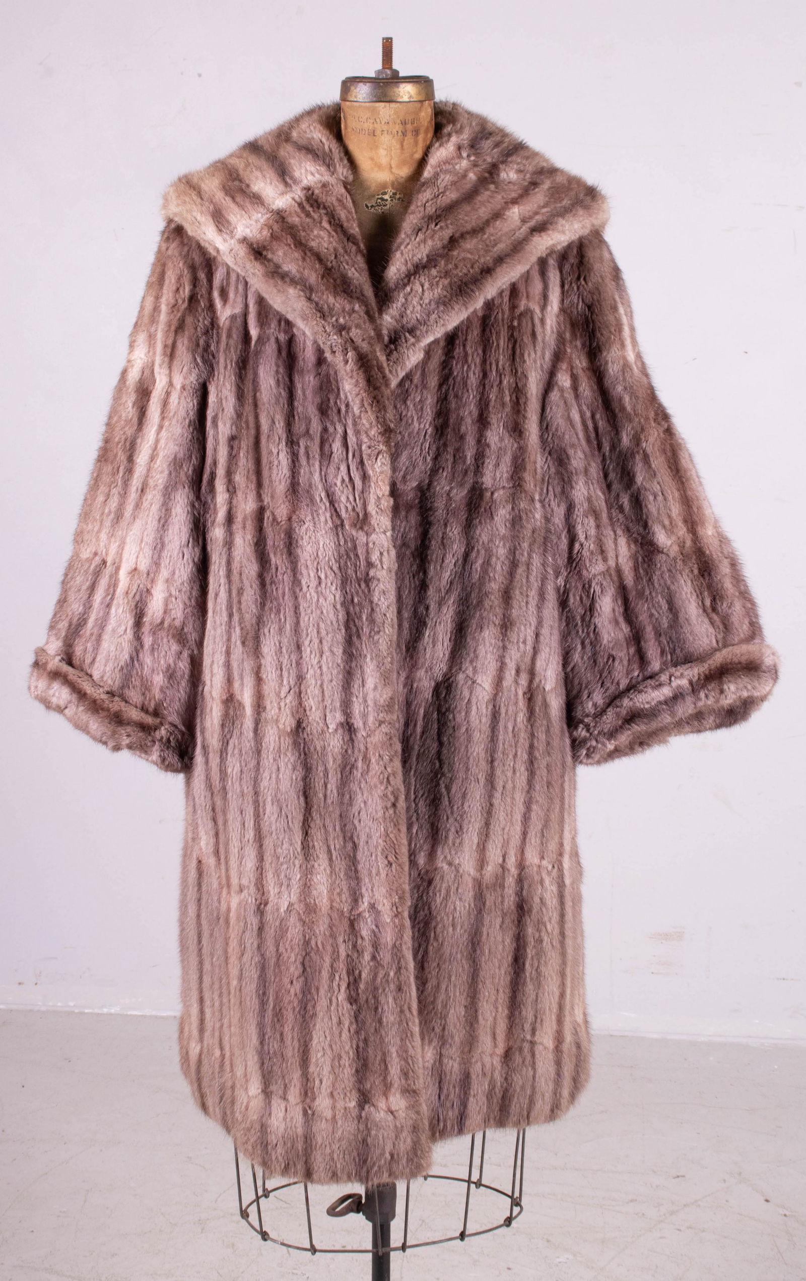 1950's Shawl Collar Sheared Mink (1 of 2)