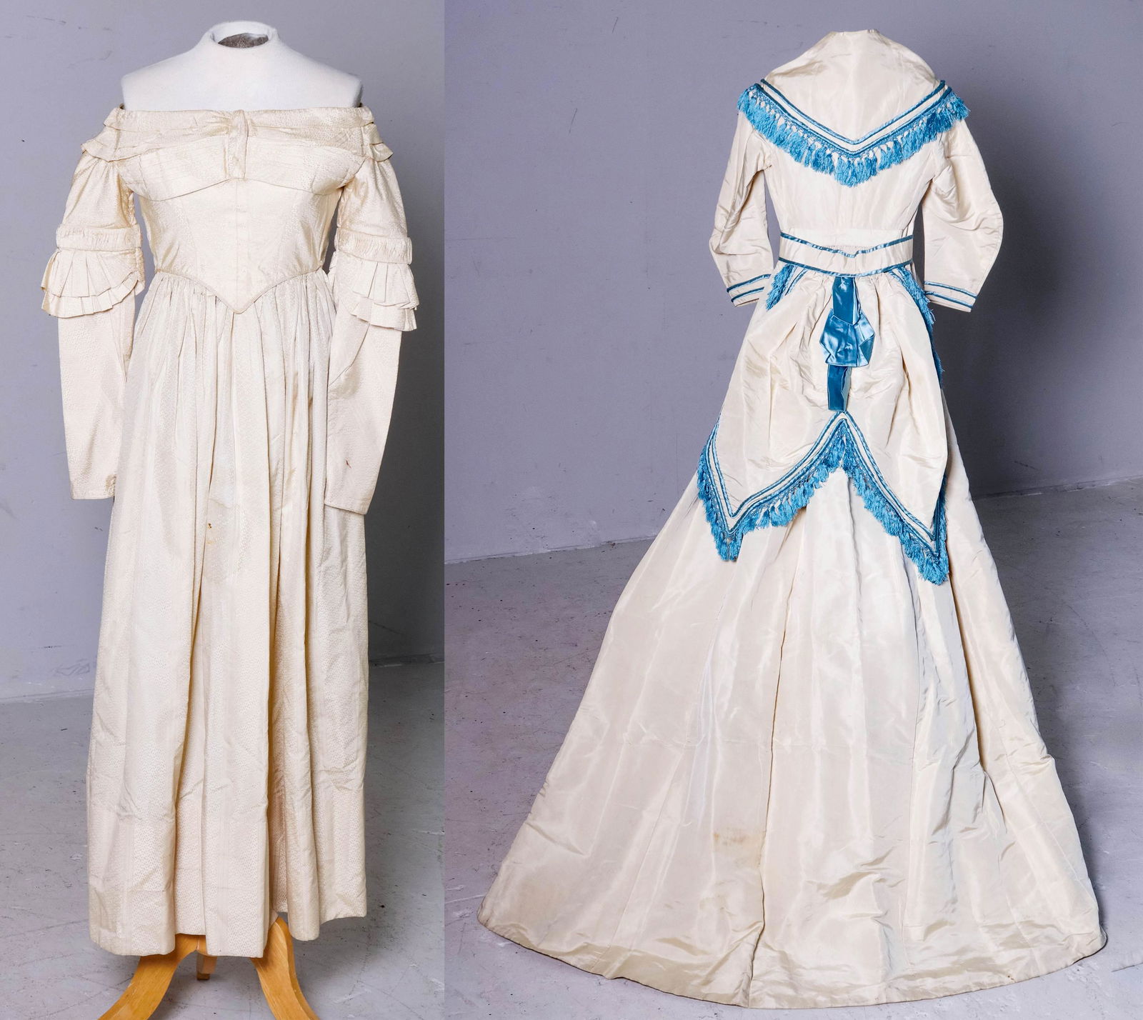 (2) Mid 19th C Gowns (1 of 15)
