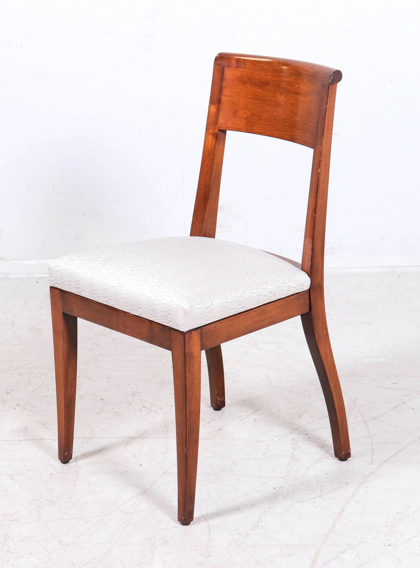 Modern Design walnut side chair (1 of 4)