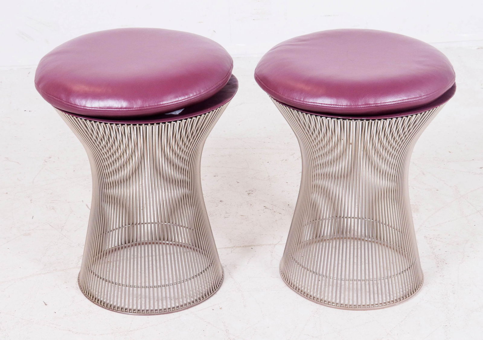Pair Warren Platner stools (1 of 3)