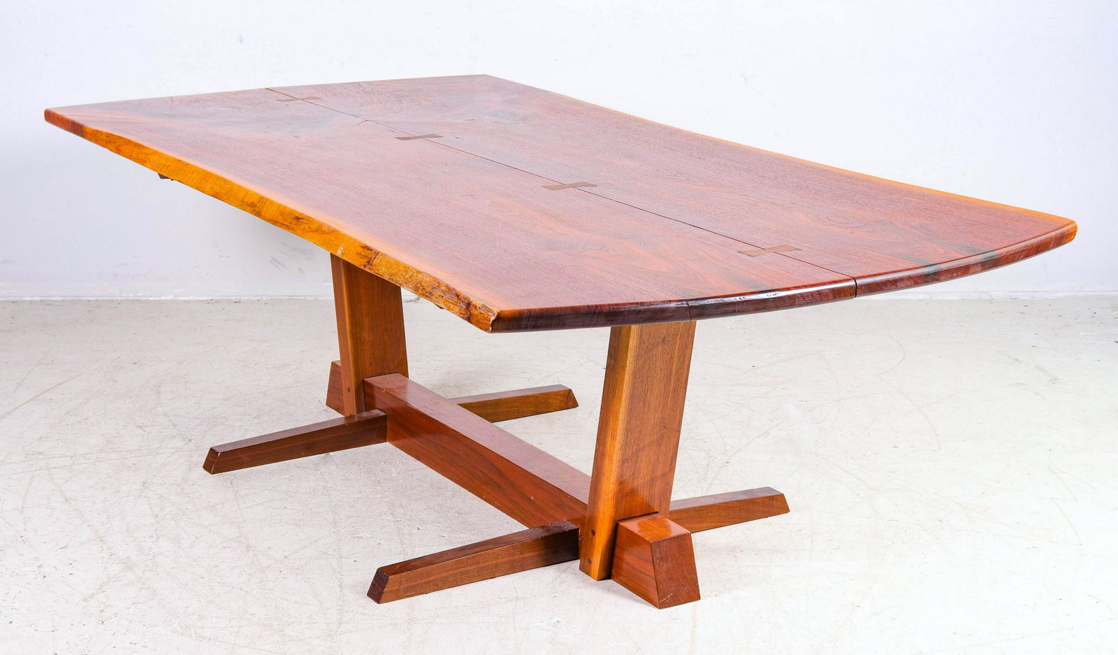 Conoid Style Dining Table in the manner of Nakashima (1 of 18)
