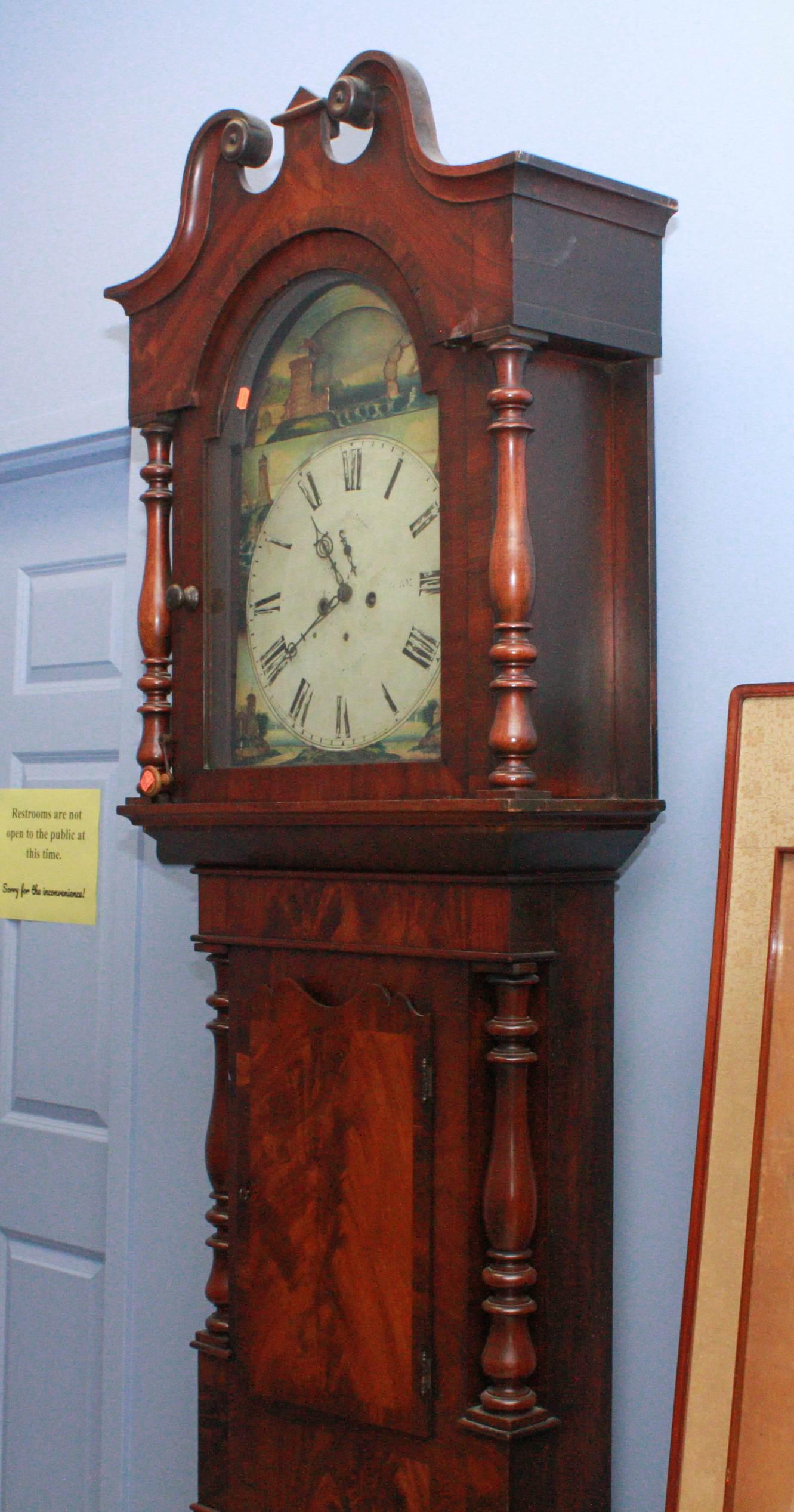 Mahogany Scottish Tall Case Clock (1 of 7)