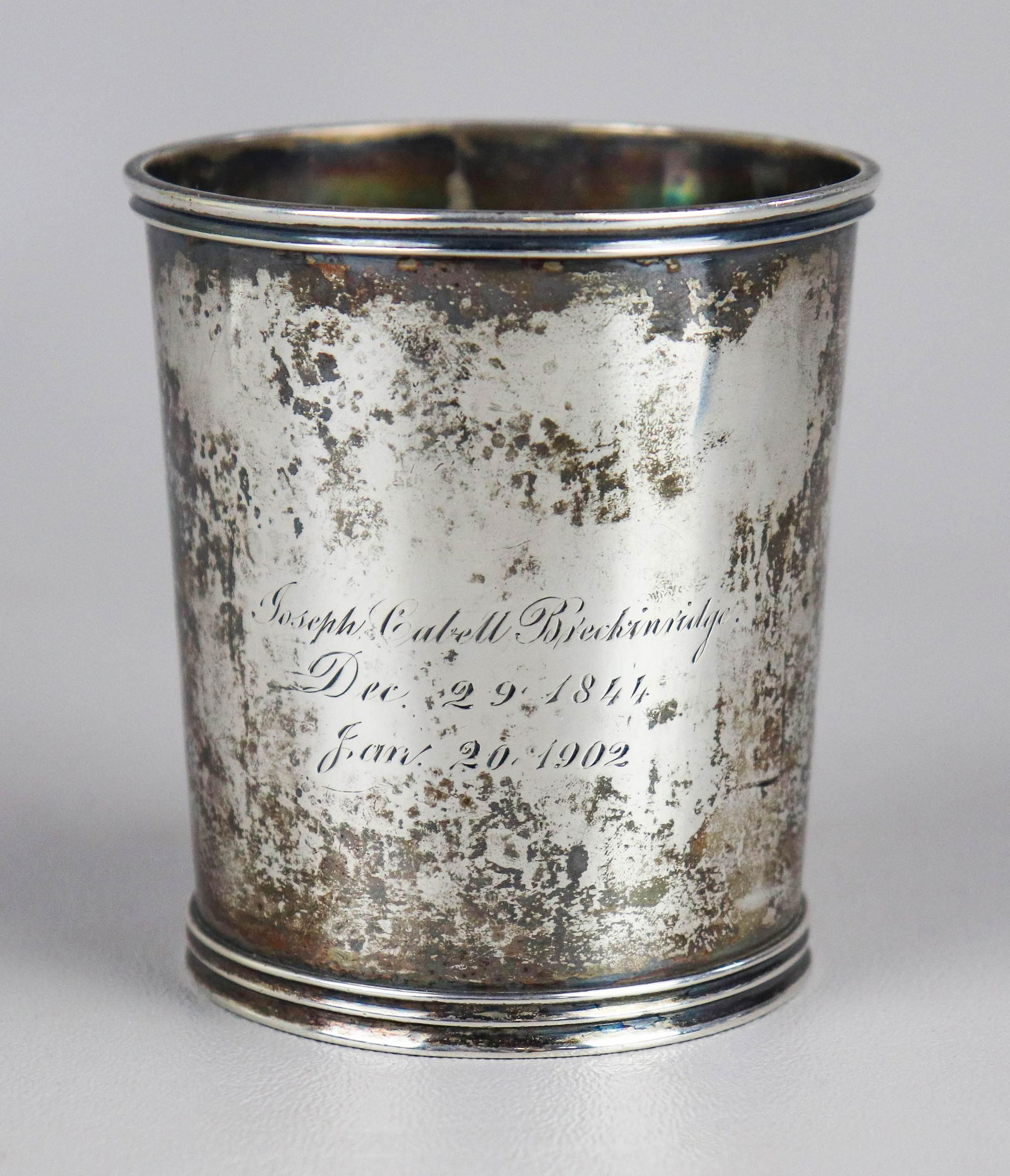 Kentucky Coin Silver Mint Julep Cup, 1844 (1 of 4)