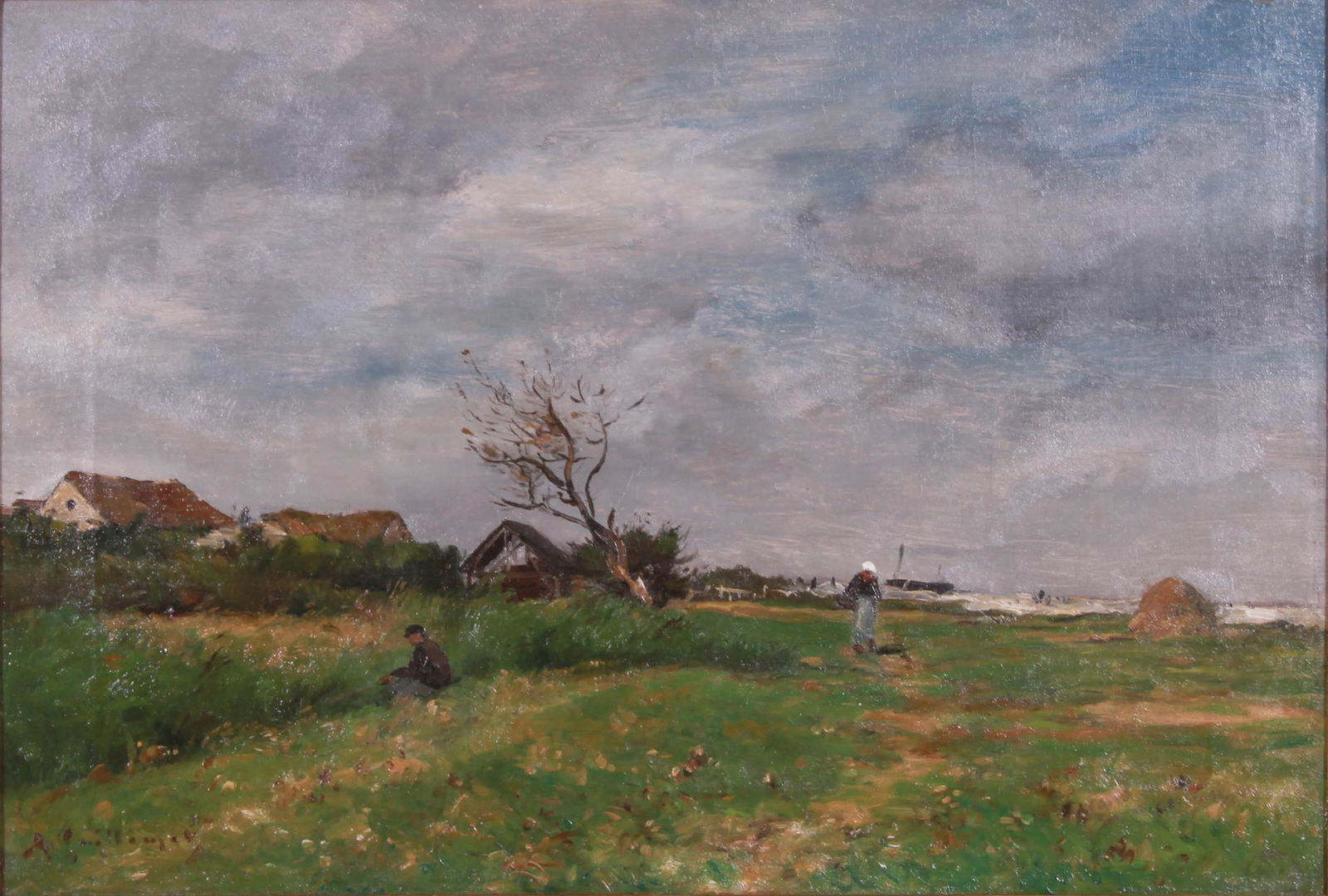 Antoine Guillemet "Paysage au Pecheur" (1 of 6)