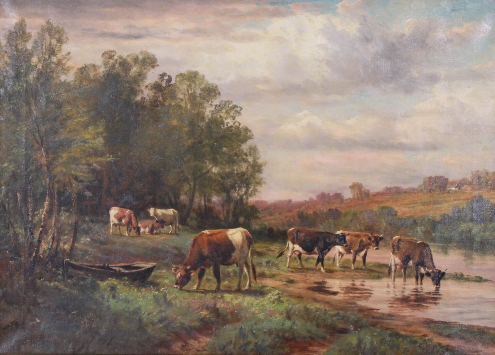 Thomas Bigelow Craig "Grouping by the River" (1 of 4)