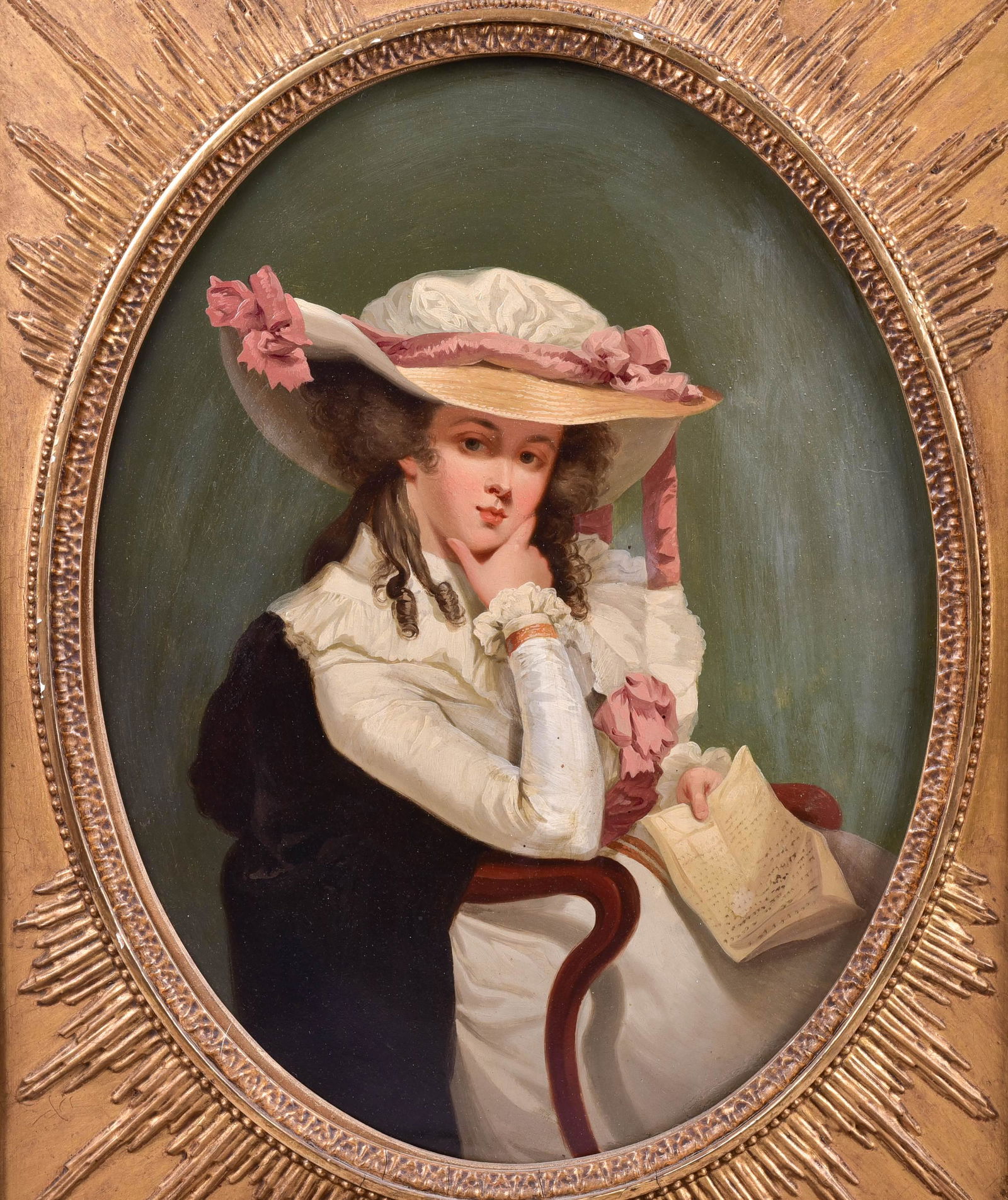 18th C English School Portrait of a Lady (1 of 3)