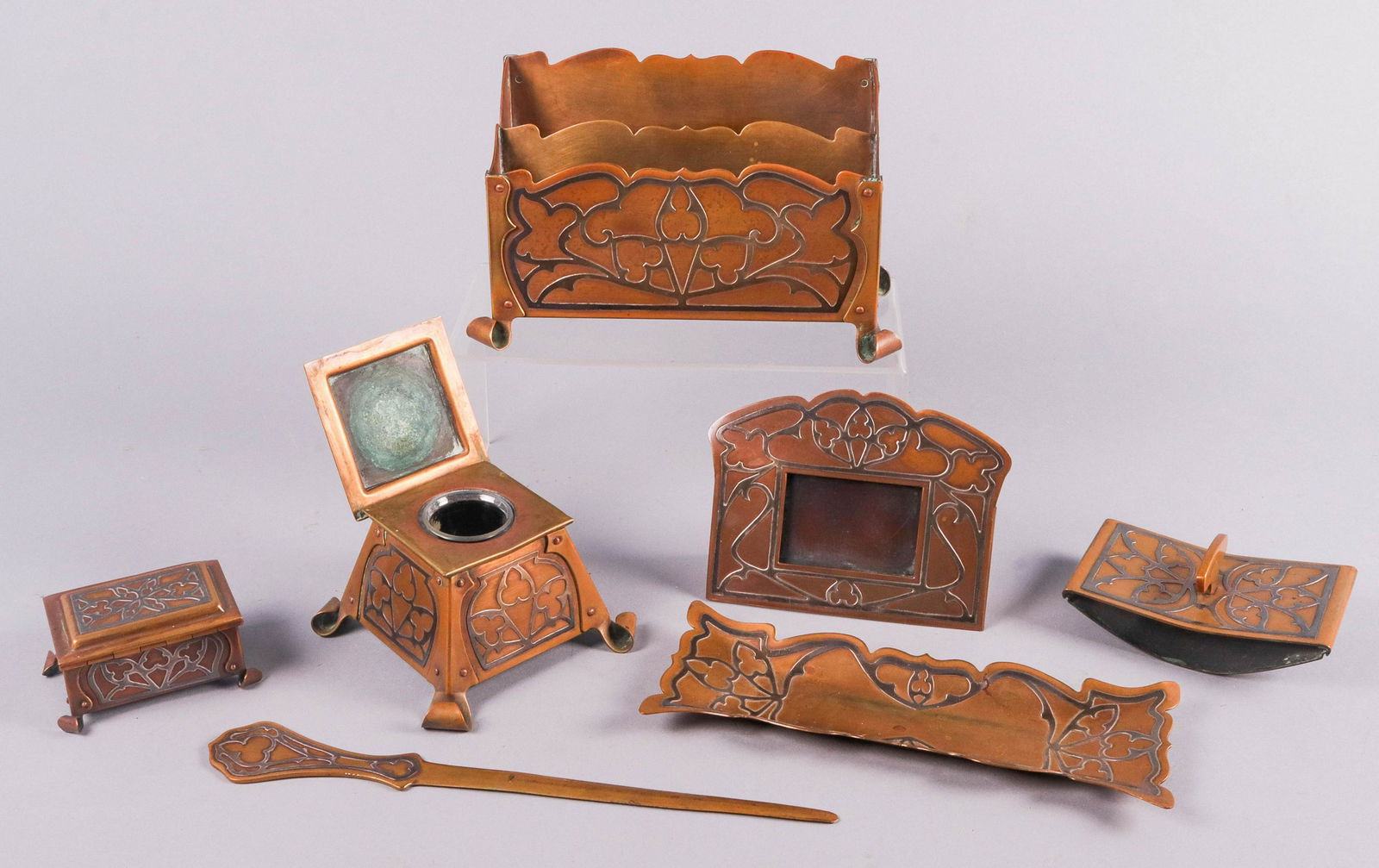 7-Piece Mixed Metal Desk Set (1 of 1)