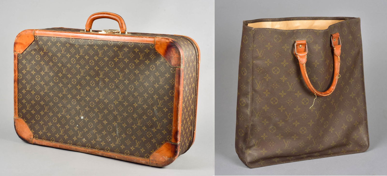 Vintage Louis Vuitton Monogram Suitcase and Tote (1 of 20)