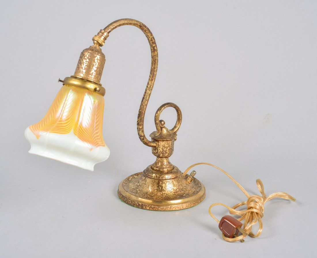 Chase Brass Co. gooseneck desk lamp (1 of 3)