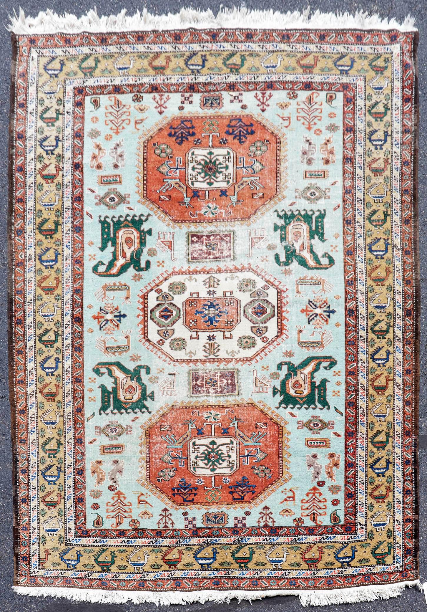7'10" X 11'3" Persian Ardebil Rug (1 of 10)