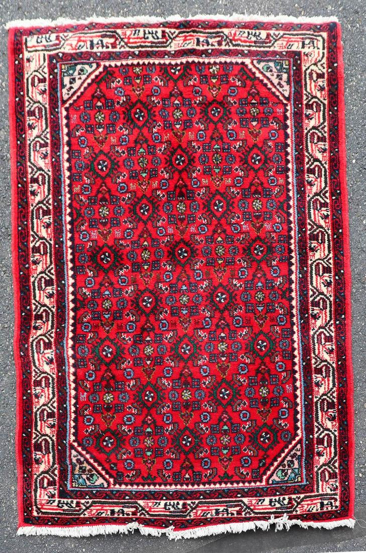 3'5" X 5' Semi Antique Persian Darghazin Rug: 3'5" X 5' Semi Antique Persian Darghazin Rug; excellent condition, clean