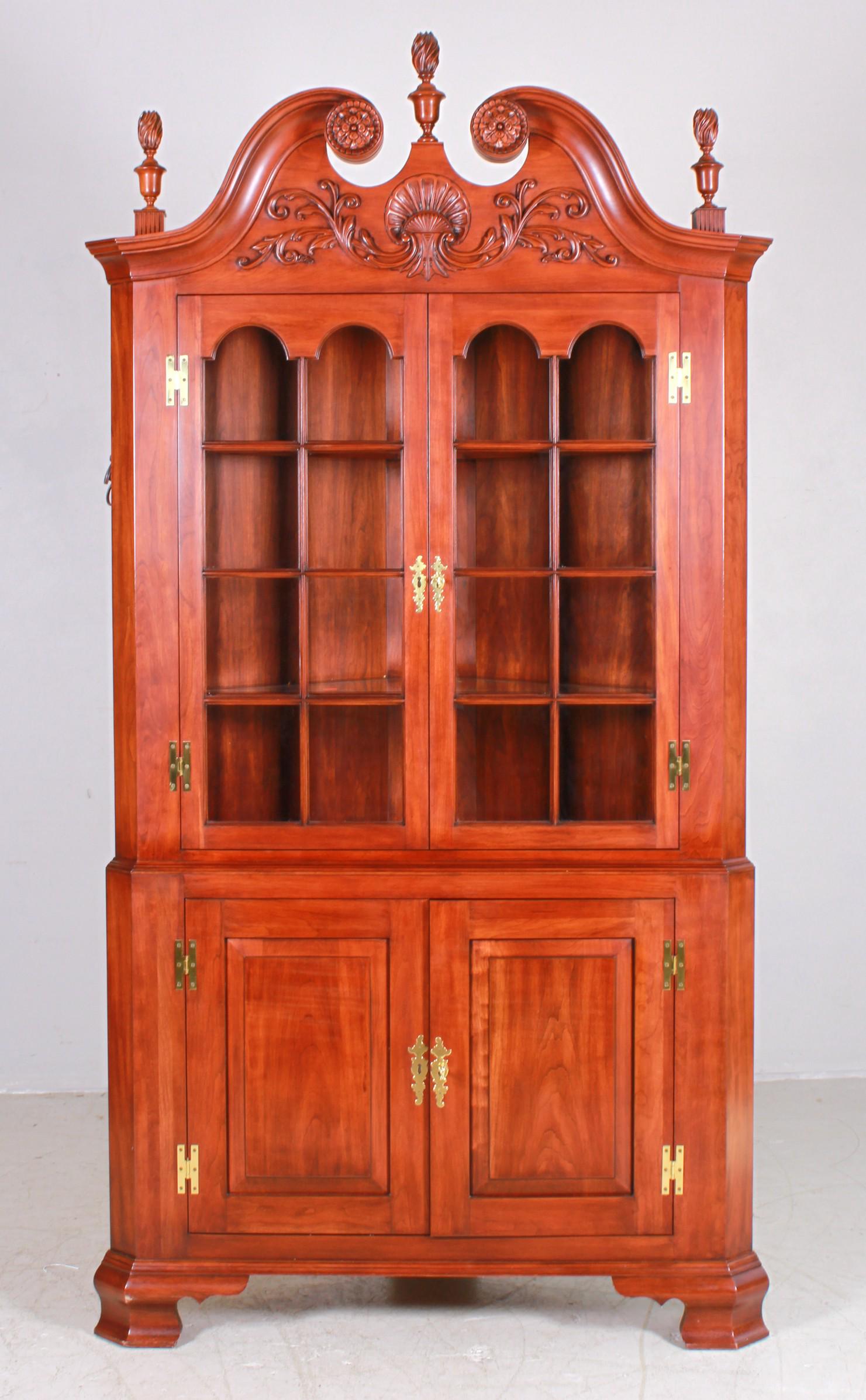 Henkel-Harris Cherry Corner Cupboard (1 of 5)