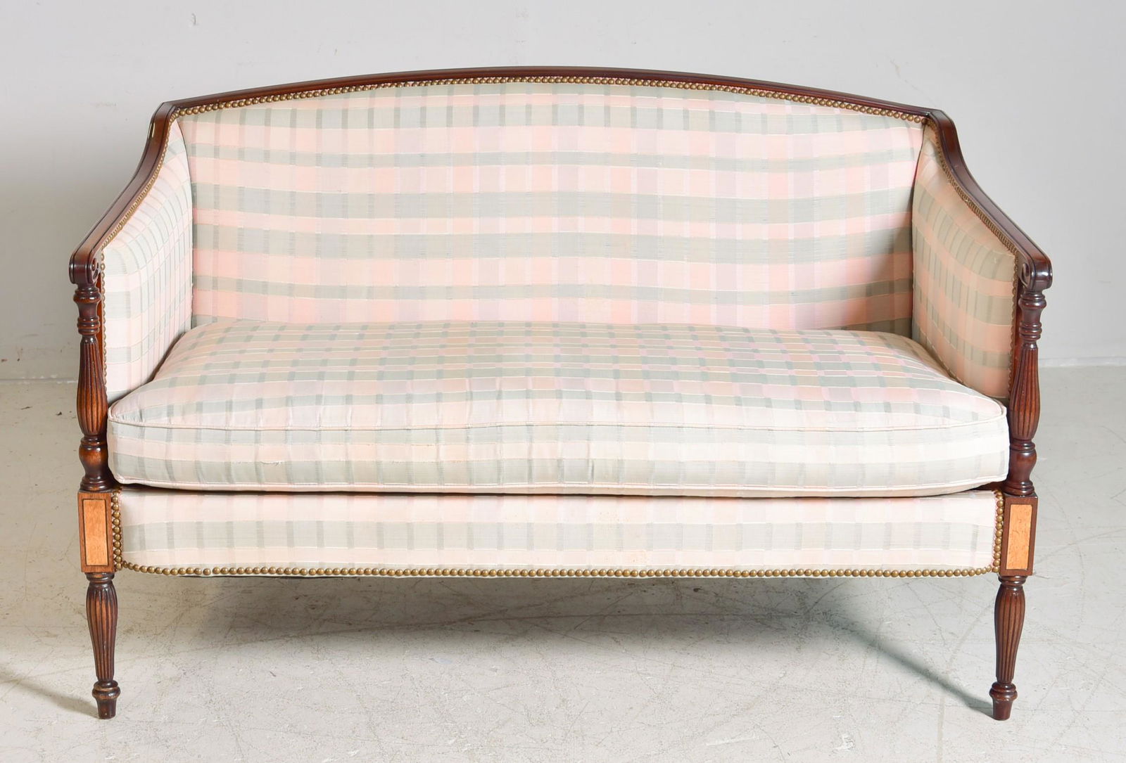 Sheraton Style Settee (1 of 2)