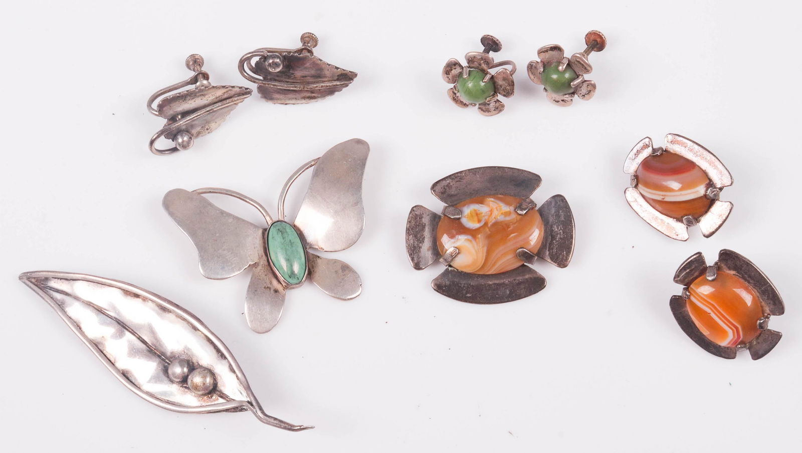 (3) Pins and Earring Sets. (1 of 6)