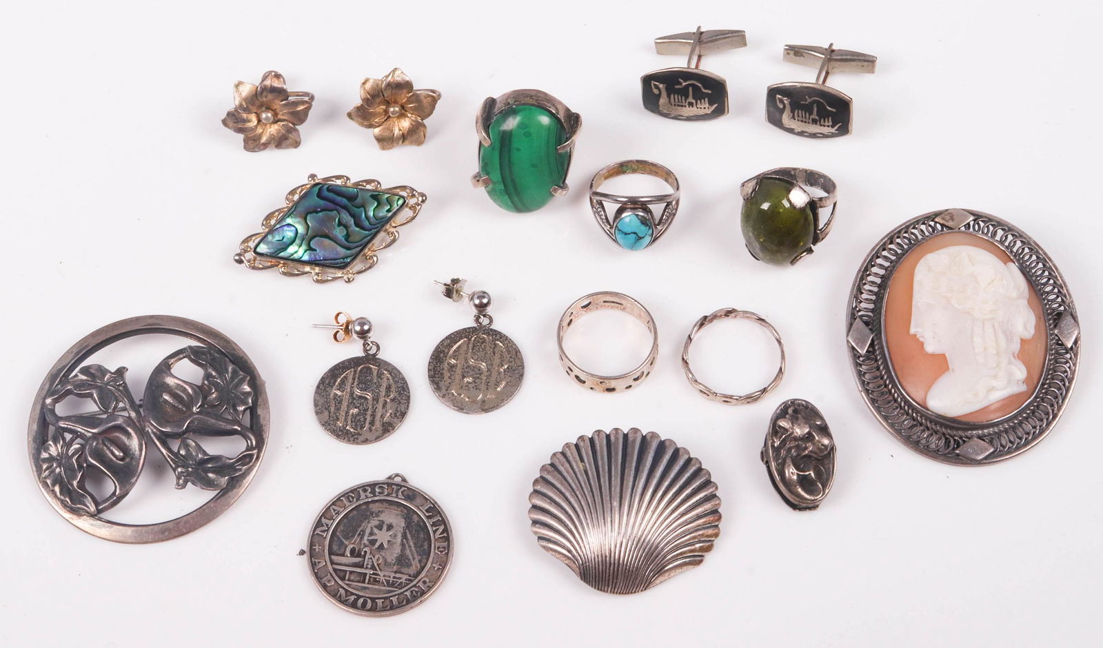 Mixed Silver Jewelry Lot (1 of 5)