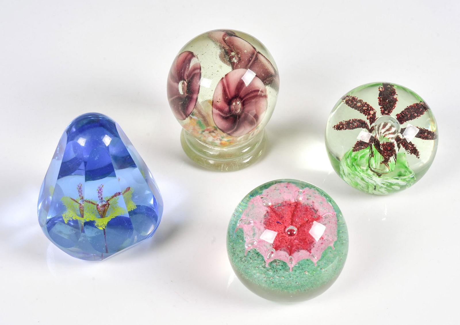 (4) Art Glass Paperweights (1 of 1)