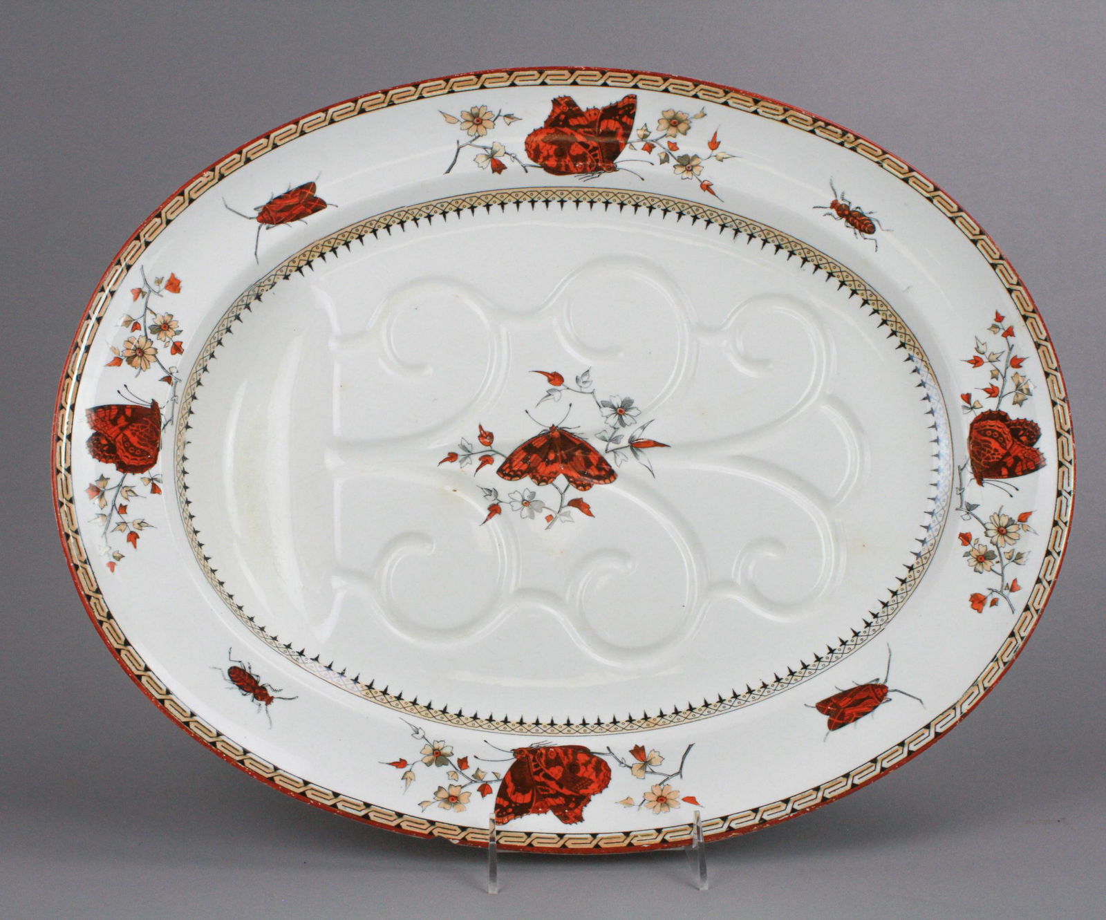 Large Minton Tree & Well Platter (1 of 7)