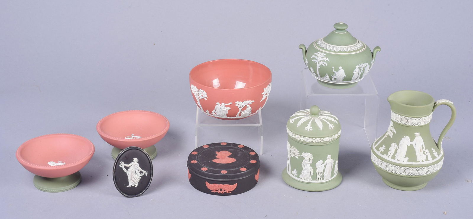 (9) Pcs Wedgwood Jasper Porcelain (1 of 5)