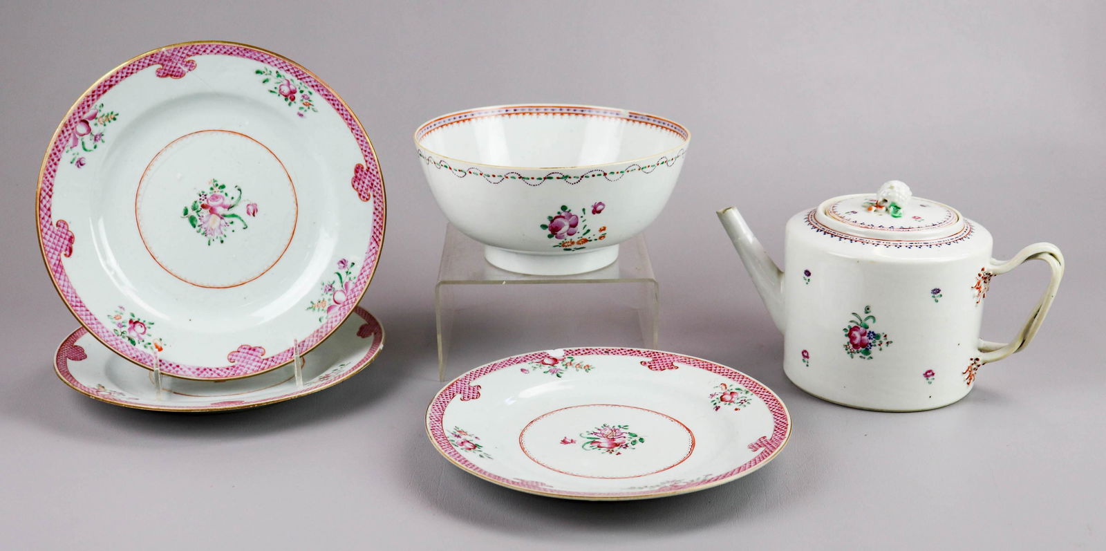 (4) Pcs Chinese Export Porcelain (1 of 5)