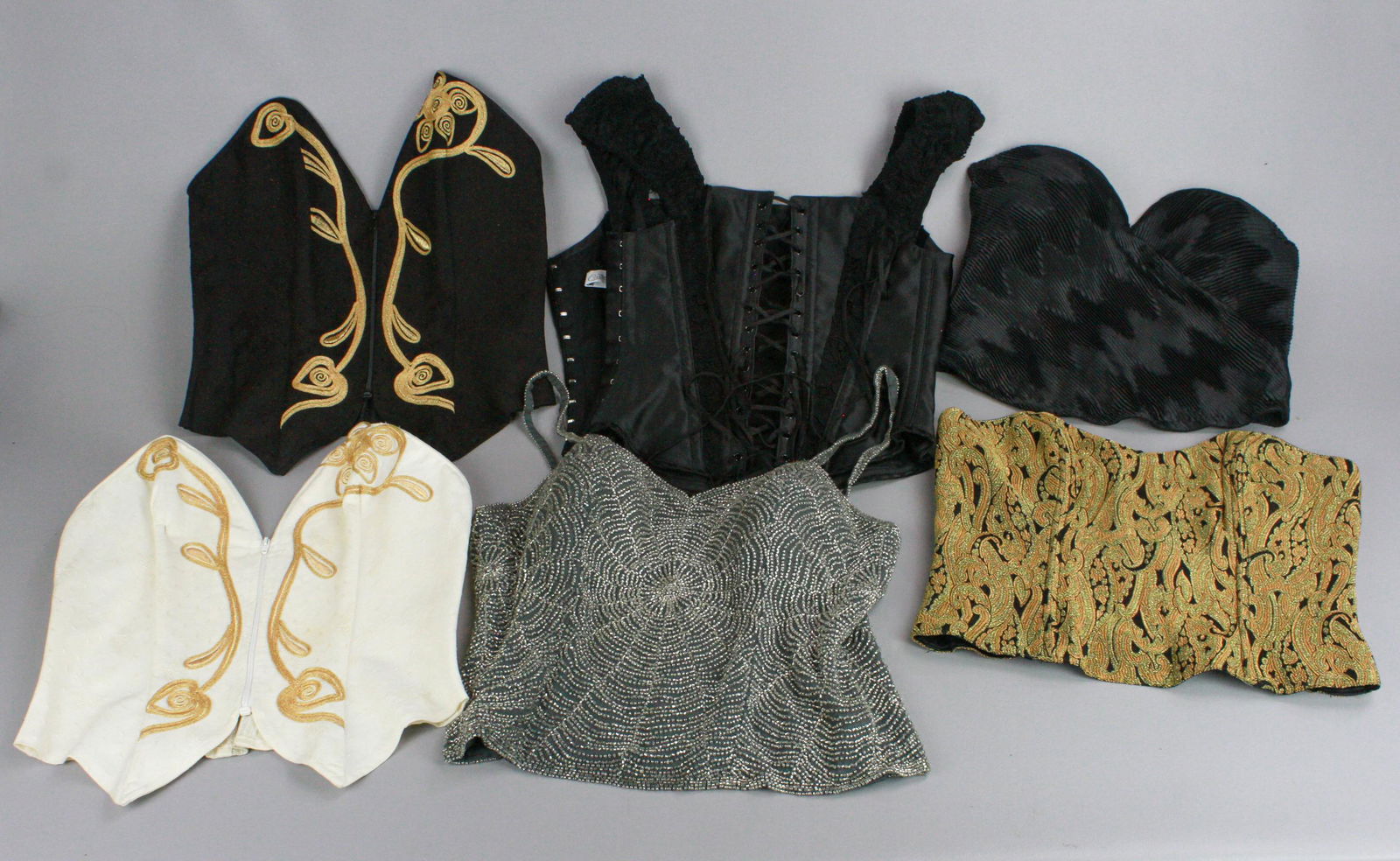 (6) Designer Bustier Tops (1 of 8)