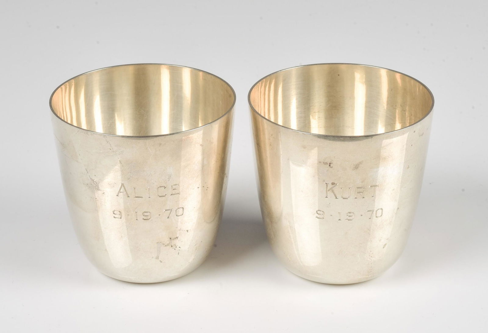 (2) Sterling Tiffany and Co. Makers Tumblers (1 of 2)