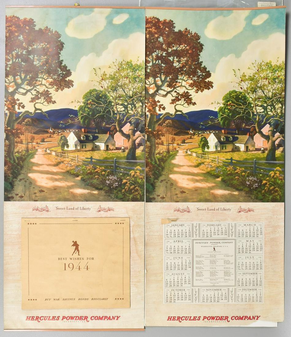 1944 Hercules Powder Company Calendar (1 of 1)