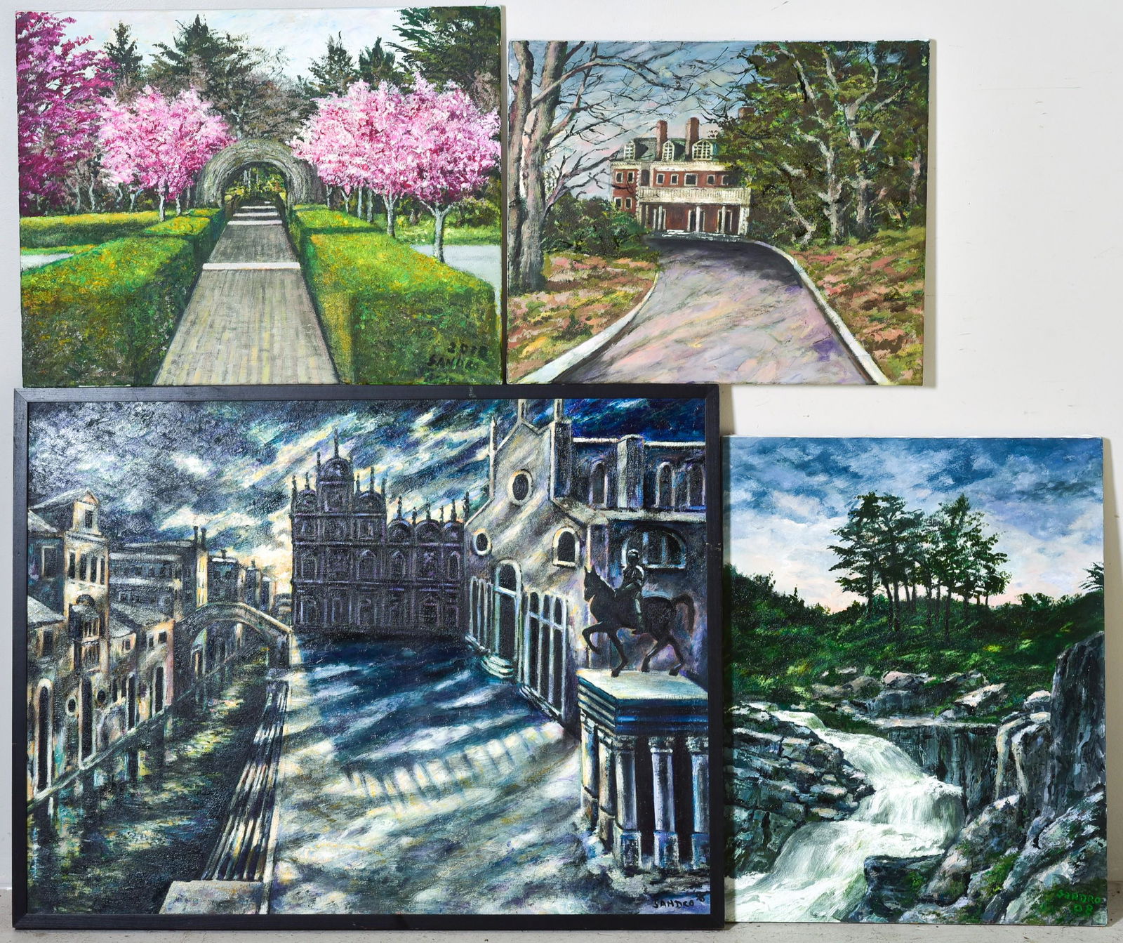 (4) Sandro Diani Paintings (1 of 6)