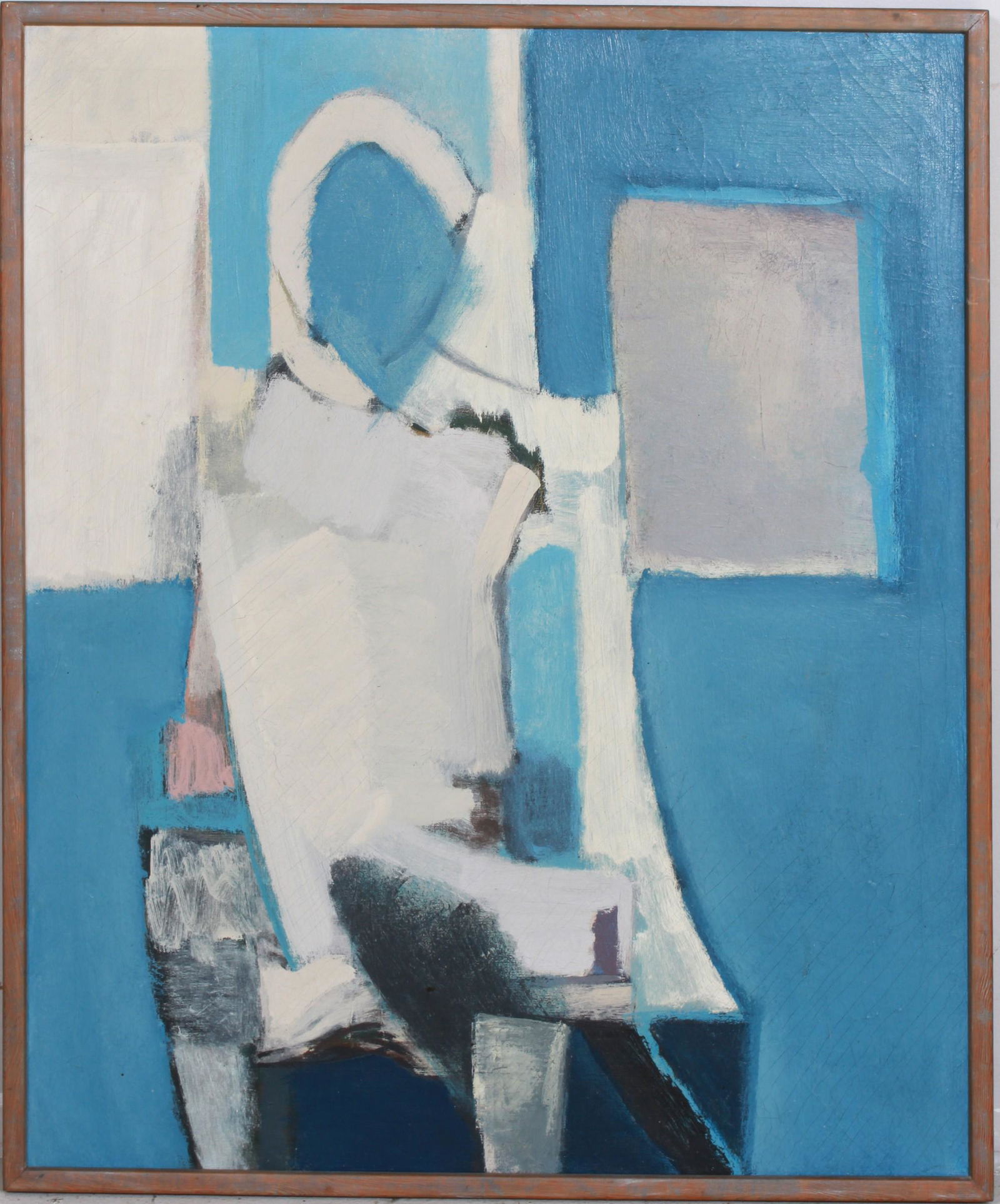 Barbara Brown Abstract Painting "Waiting" (1 of 3)