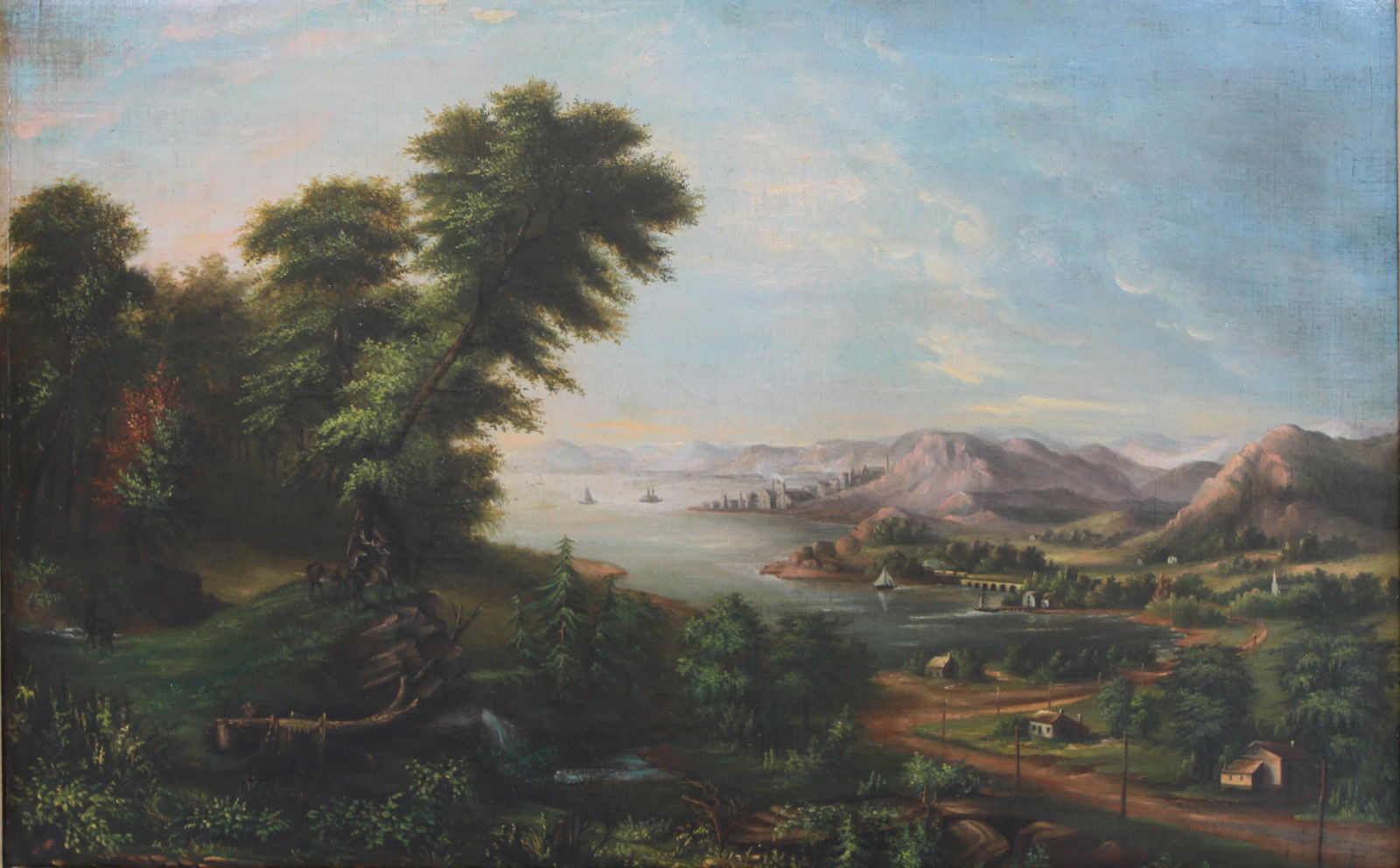 Hudson River School Landscape Painting (1 of 6)