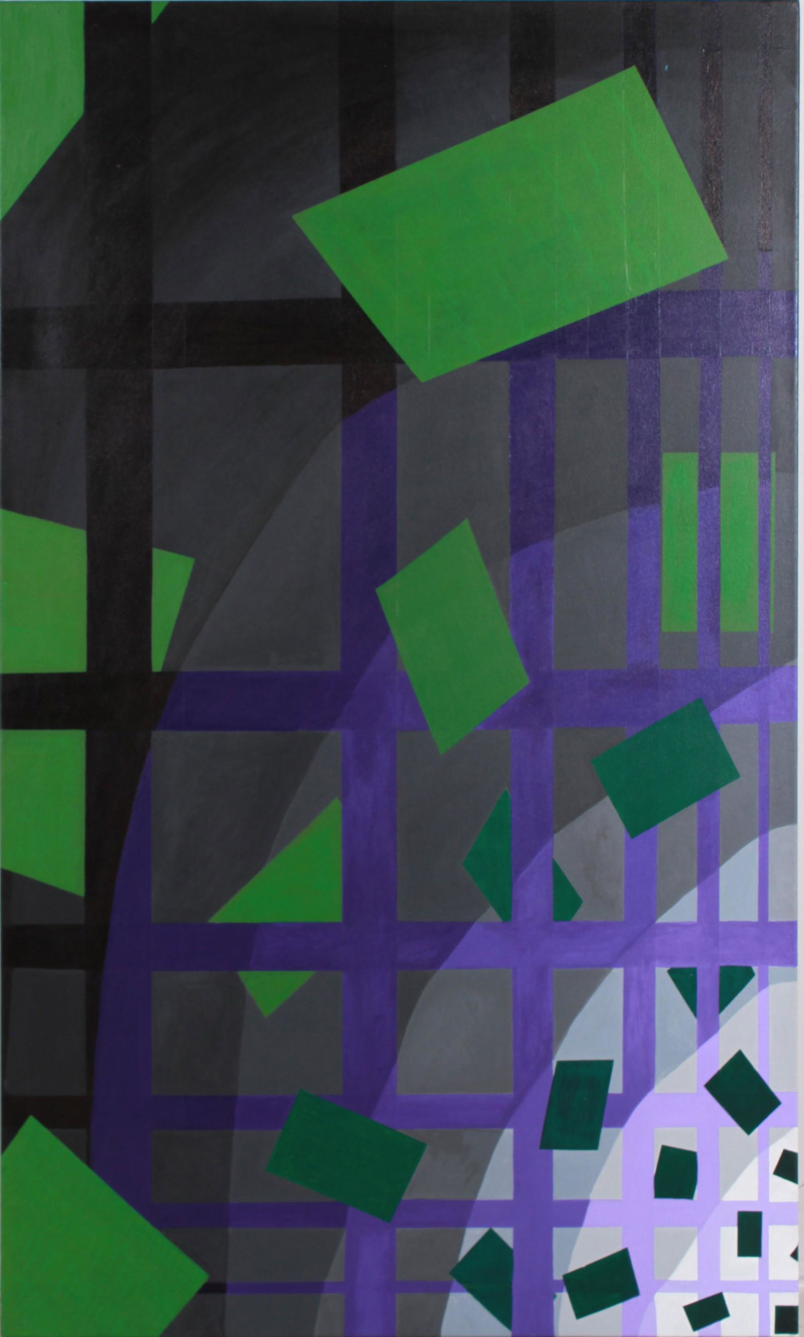 Jeffrey Hewitt Large Format Abstract Painting (1 of 3)