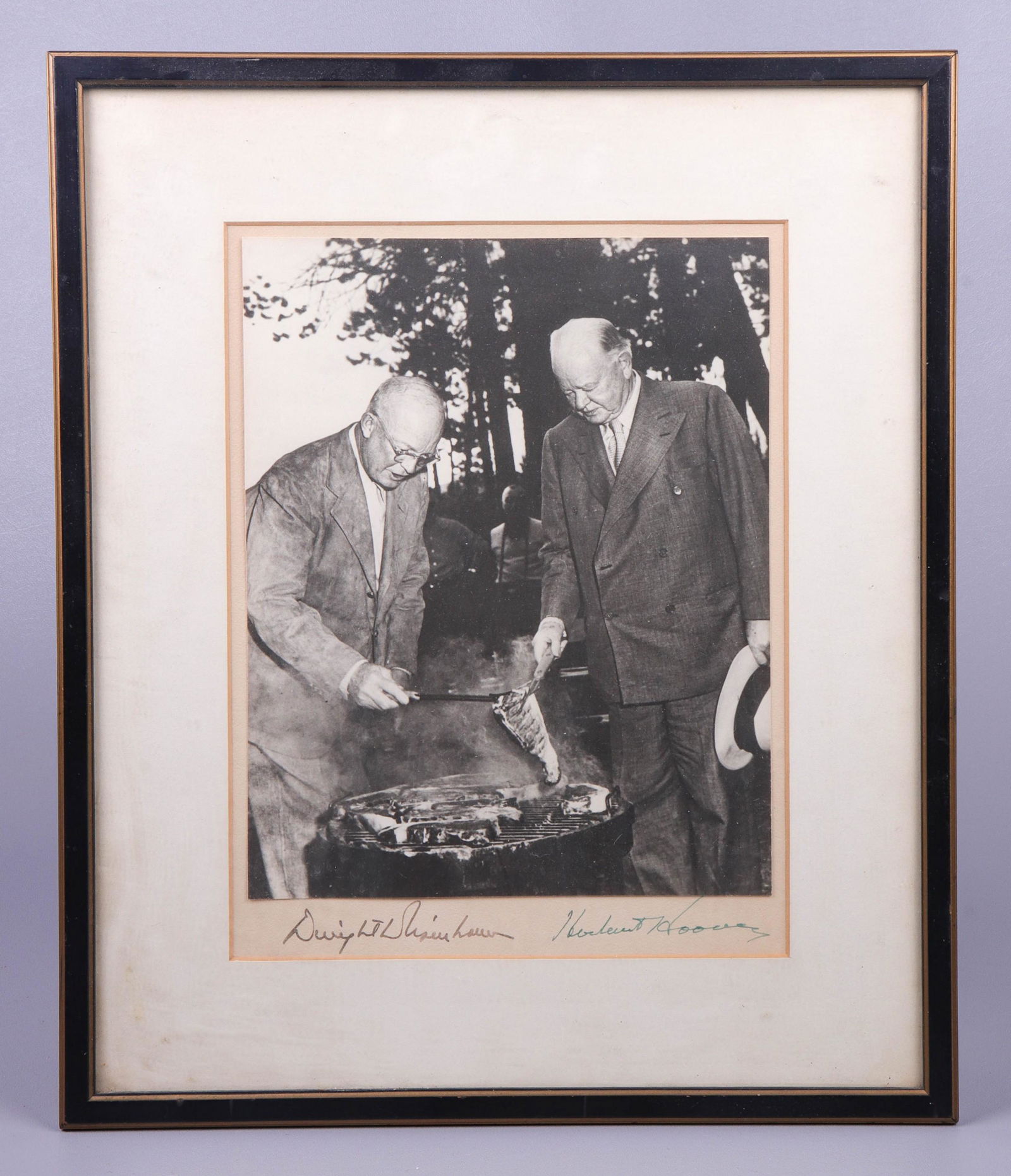 Signature Eisenhower Hoover Framed Picture (1 of 5)