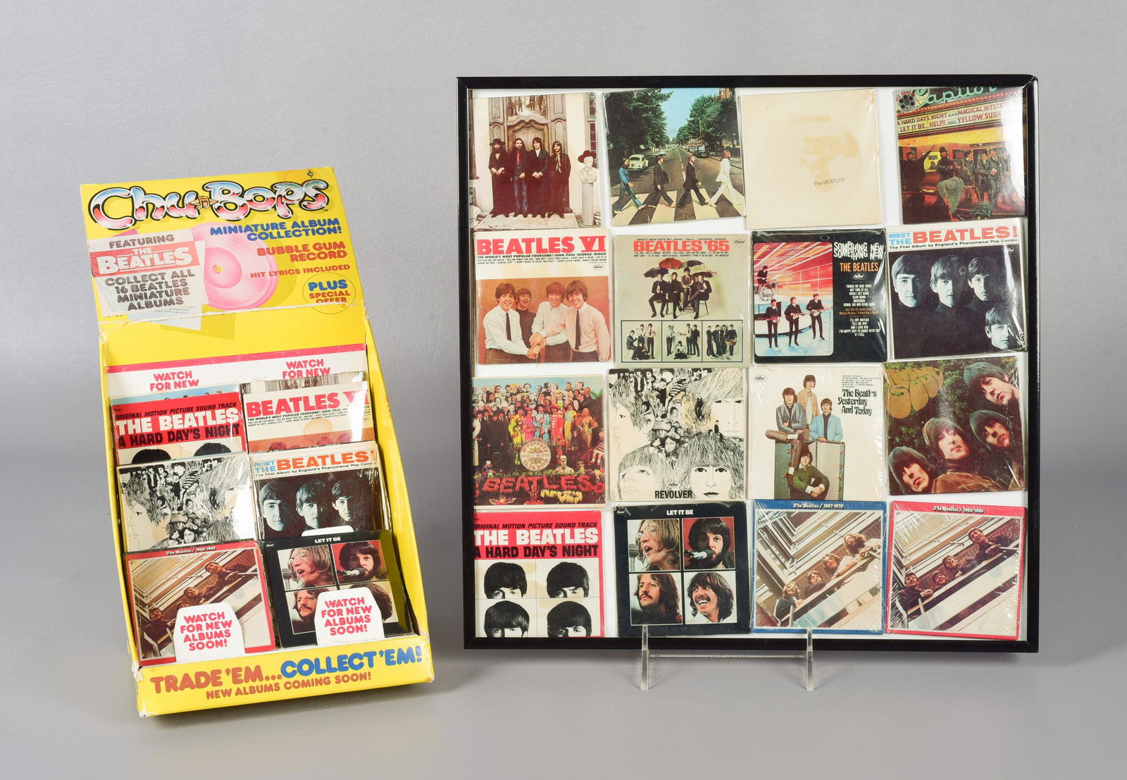 Lot of Beatles Chu-Bops Bubble Gum Records (1 of 1)