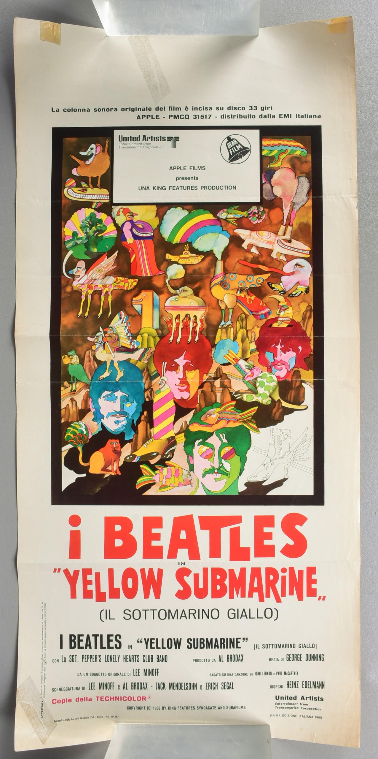 Beatles Yellow Submarine Spanish Poster (1 of 1)