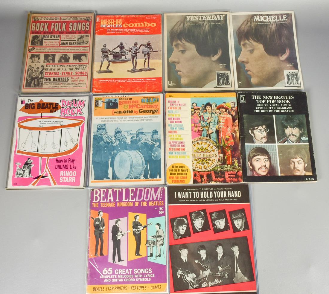 Lot of Beatles Sheet Music (1 of 1)