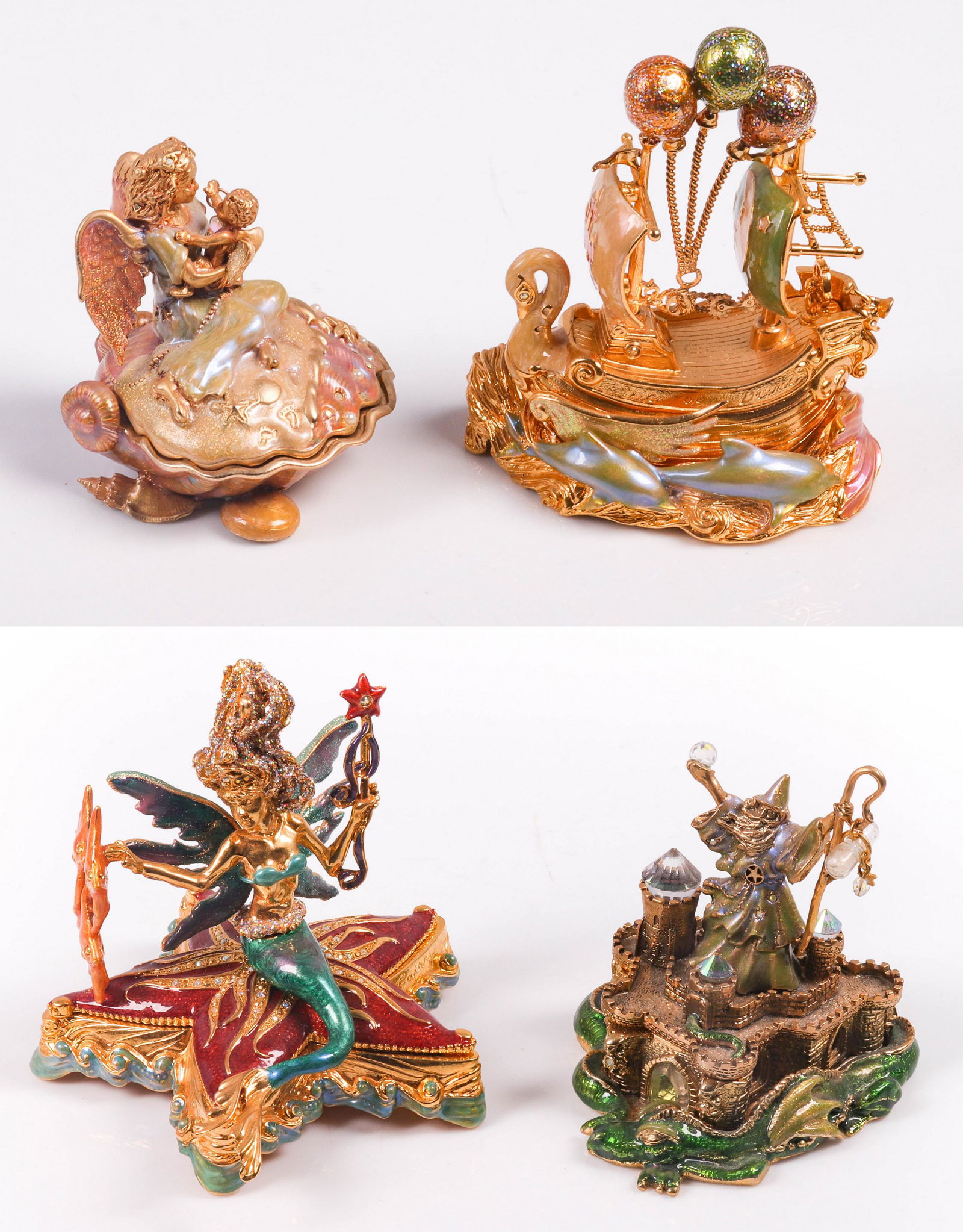 (4) Kirks Folly Trinket Boxes (1 of 6)