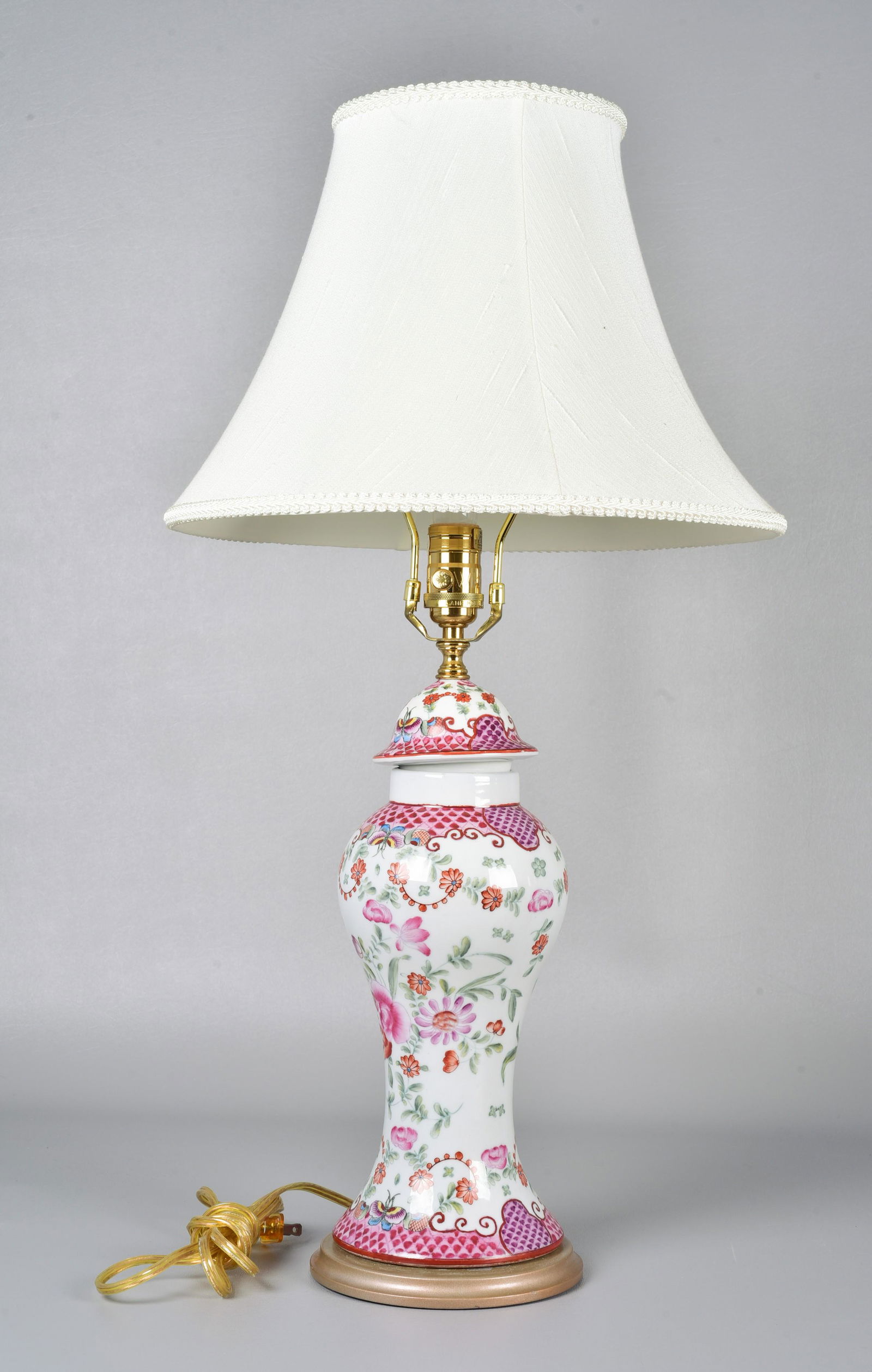 Asian Painted Urn as Lamp (1 of 1)