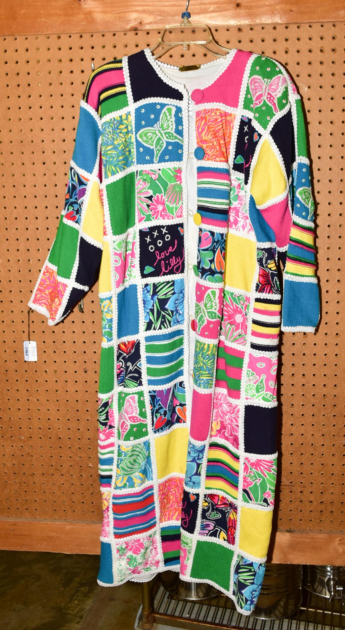 Lilly Pulitzer Patchwork Knit Duster (1 of 3)