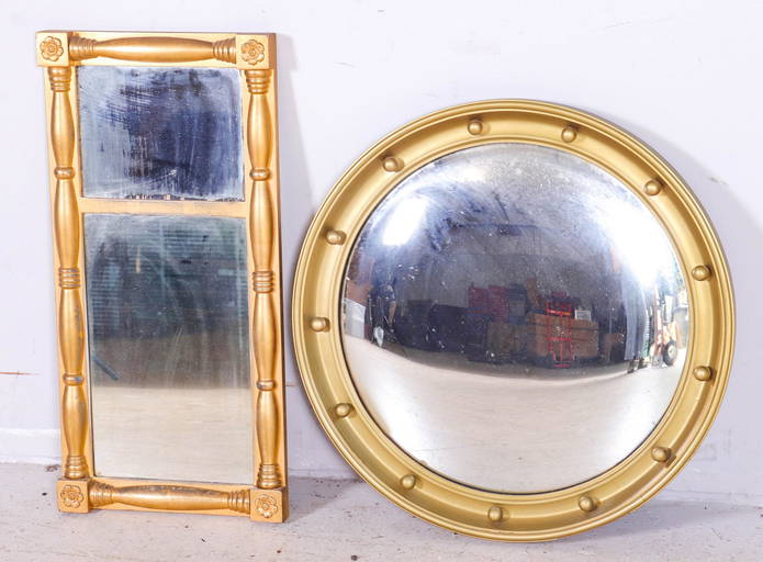 (2) Gilt wall mirrors Jul 27, 2021 William Bunch Auctions