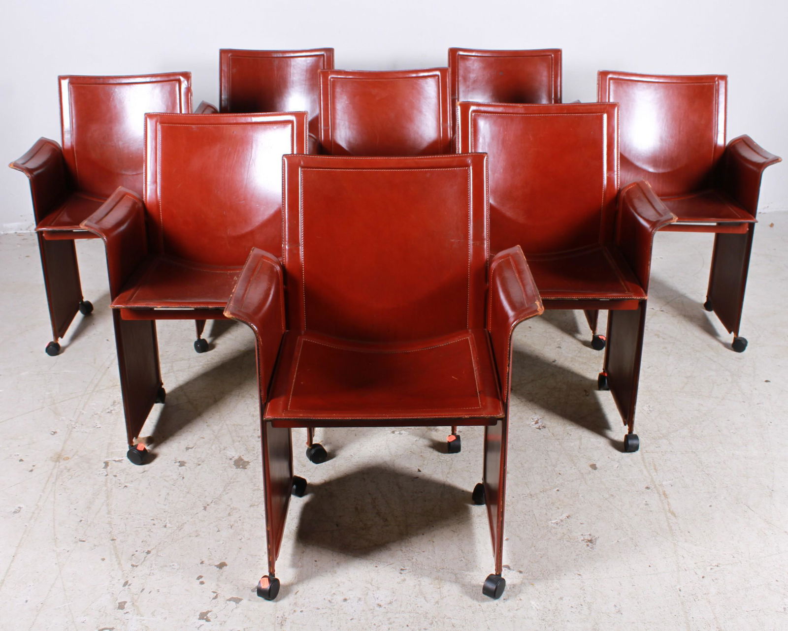 (8) Tito Agnoli for Matteograssi Korium leather (1 of 2)