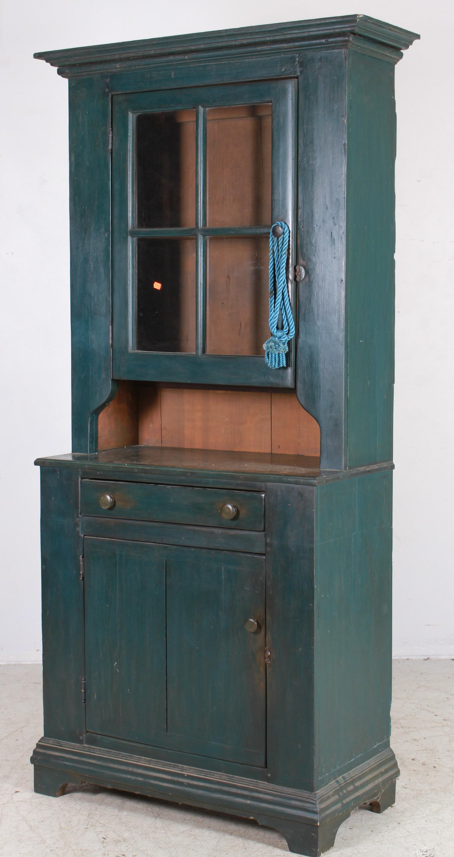 Pine Step Back Cupboard (1 of 11)