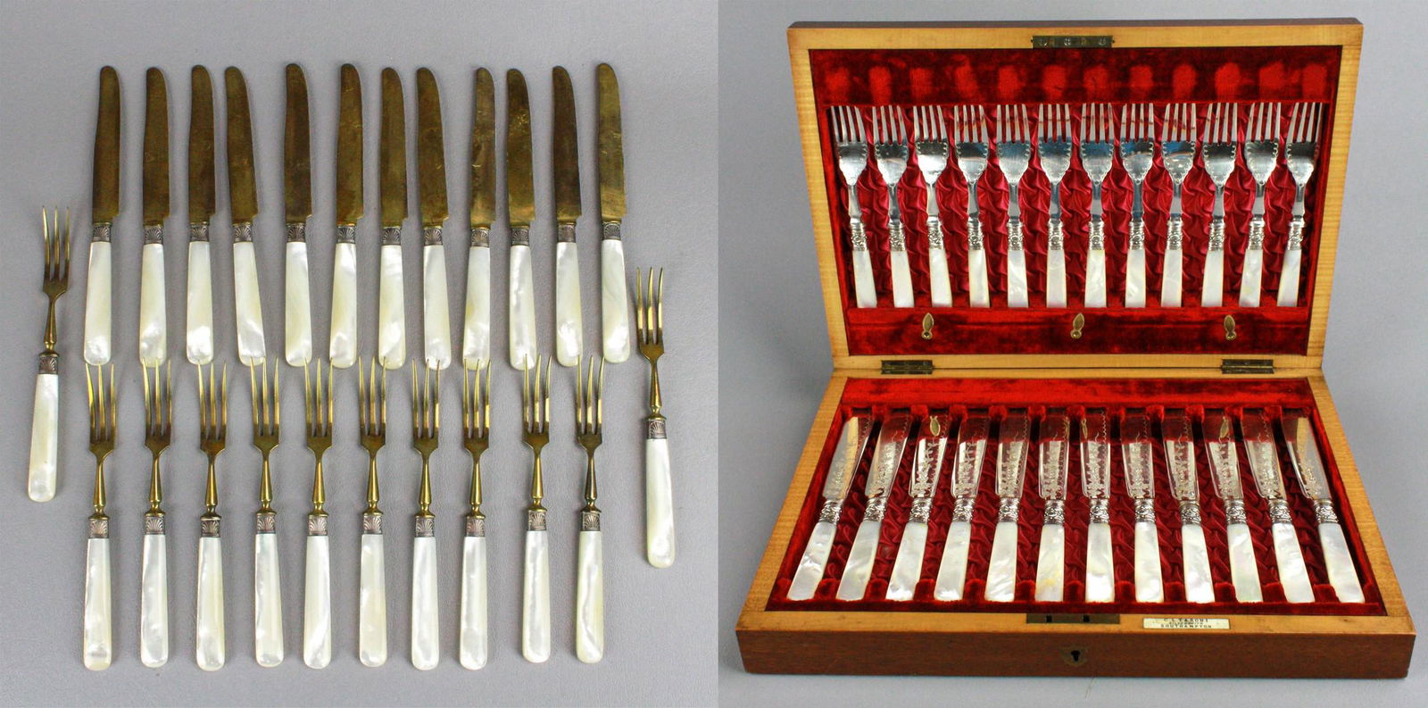 C.L Taroni Silverplate MOP Flatware (1 of 5)